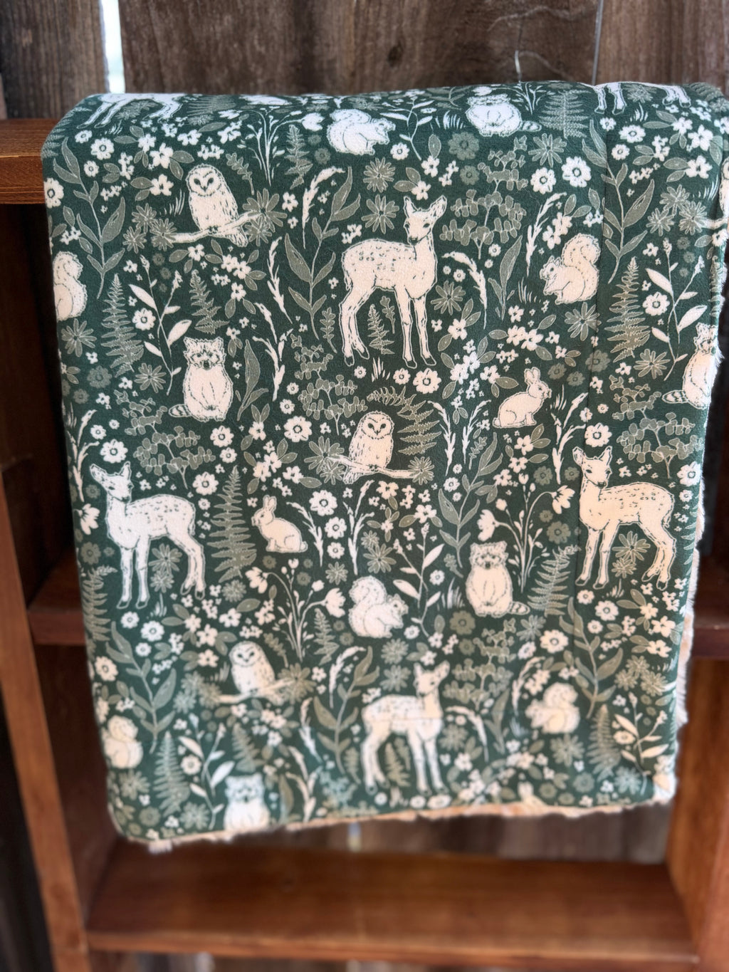 Woodland Friends Baby Blanket🦉🦌