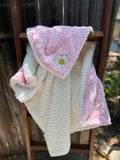 Blush Daisy Baby Blanket 🌸😊