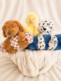 Stuffed Animal Baby Blanket Combo|Choose Animal & Blanket