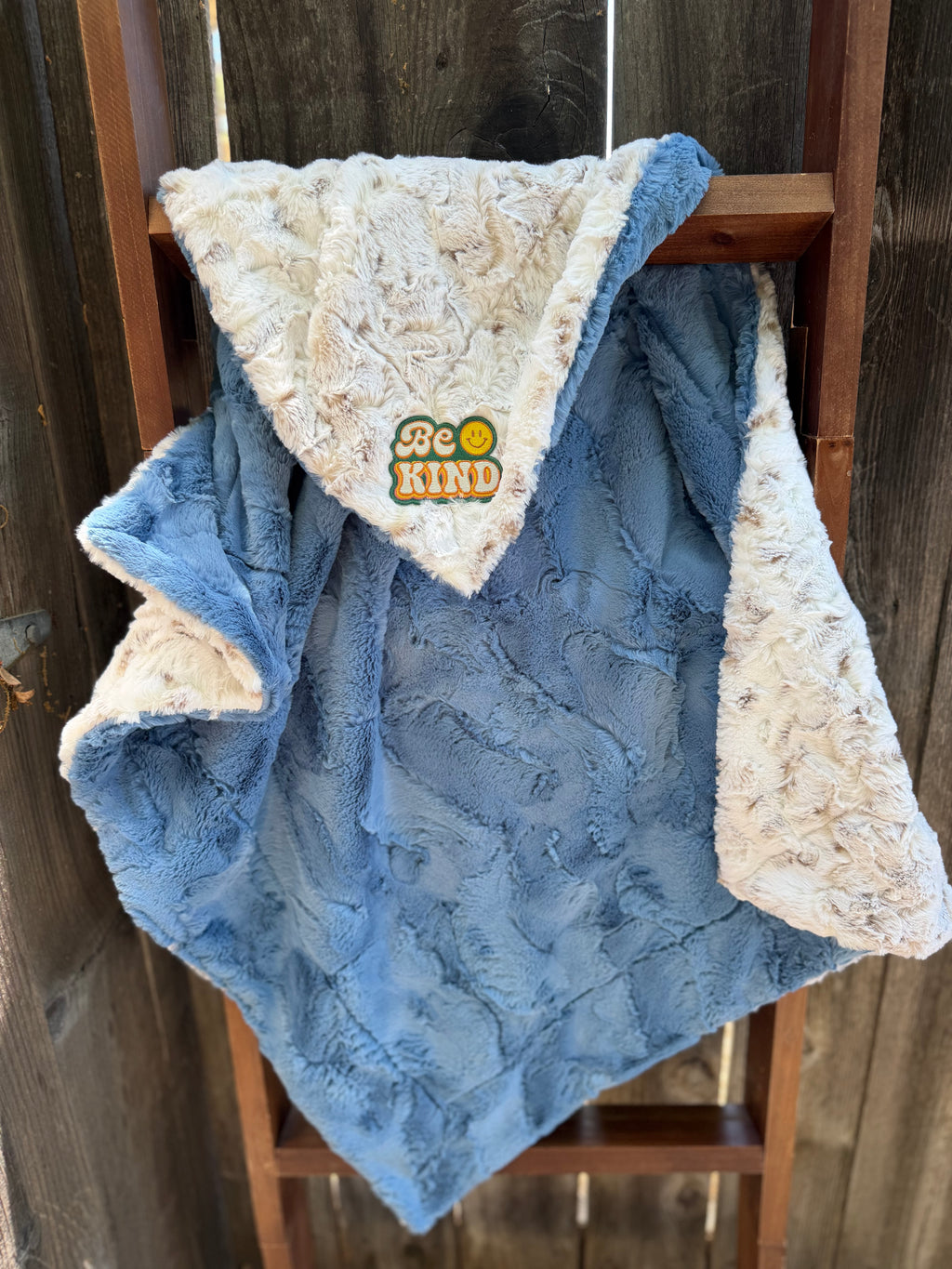💙 Bluebell Be Kind Baby Blanket