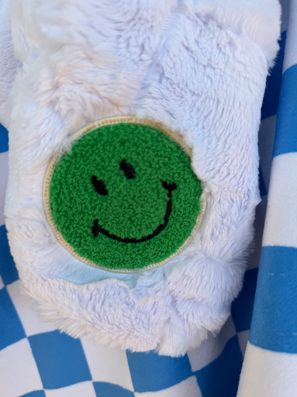Blue Check Lap Blanket 💙😊