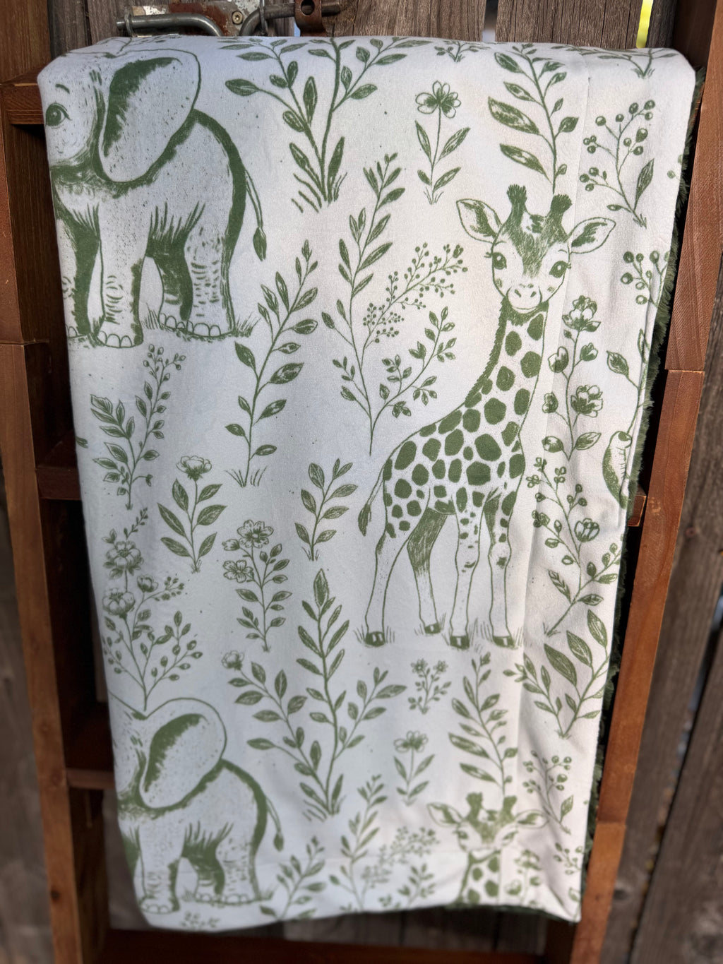 Safari Friends Baby Blanket🦒￼