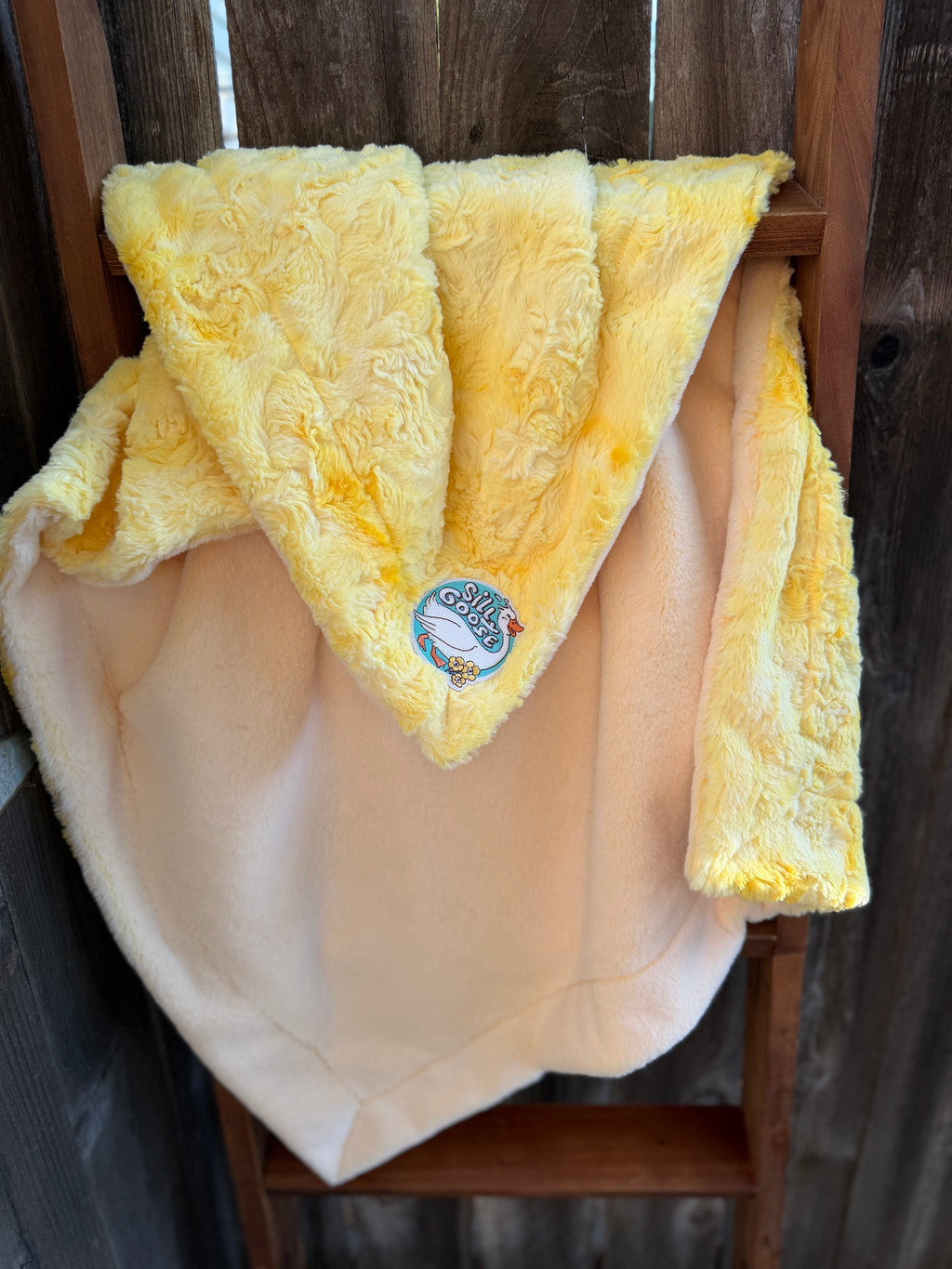 Silly Goose Yellow Baby Blanket🪿☀️