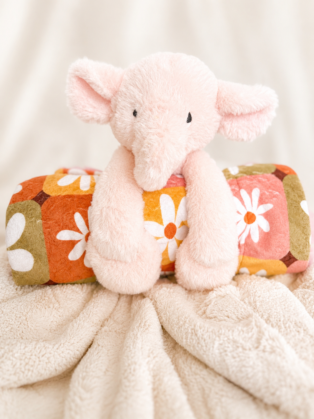 Stuffed Animal Baby Blanket Combo|Choose Animal & Blanket