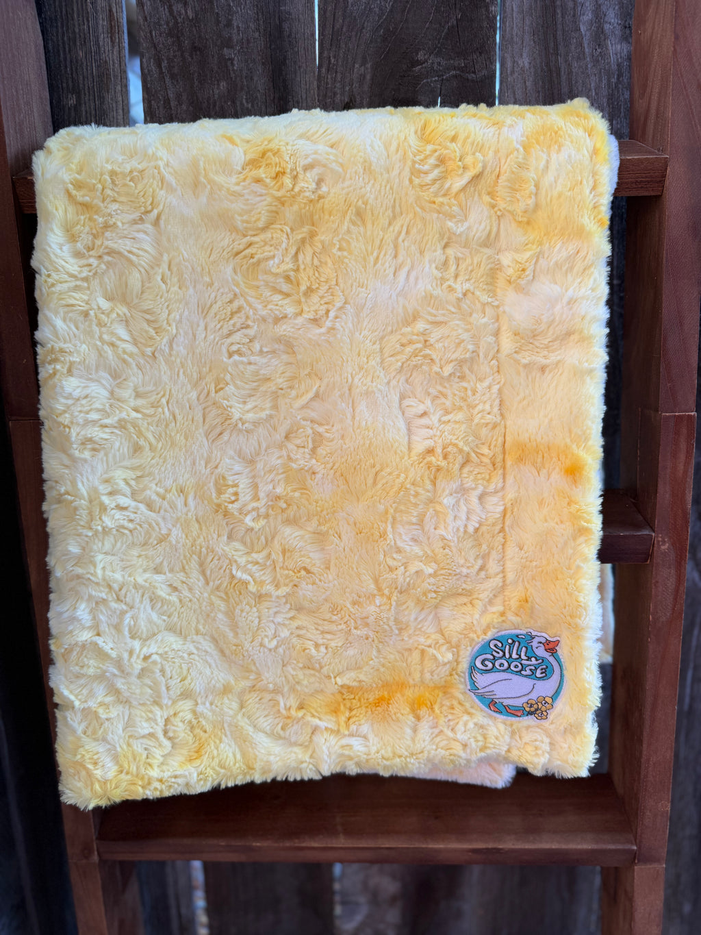Silly Goose Yellow Baby Blanket🪿☀️