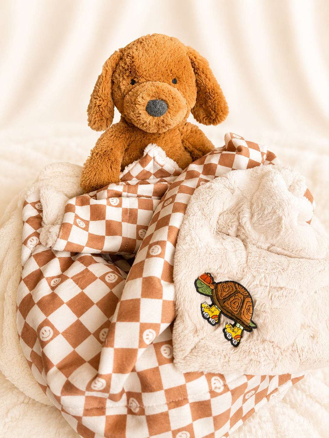 Stuffed Animal Baby Blanket Combo|Choose Animal & Blanket