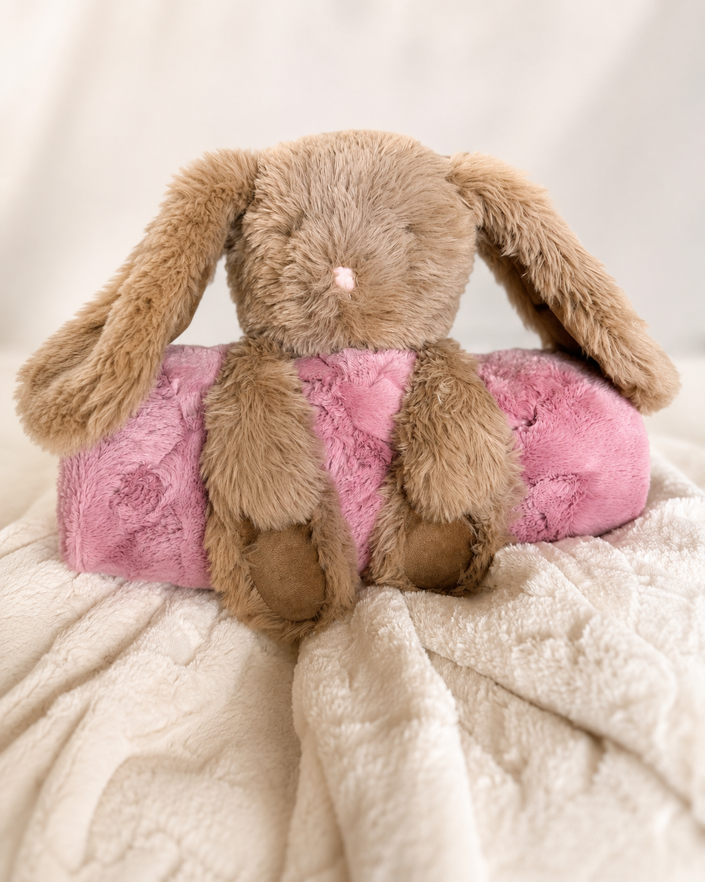 Stuffed Animal Baby Blanket Combo|Choose Animal & Blanket