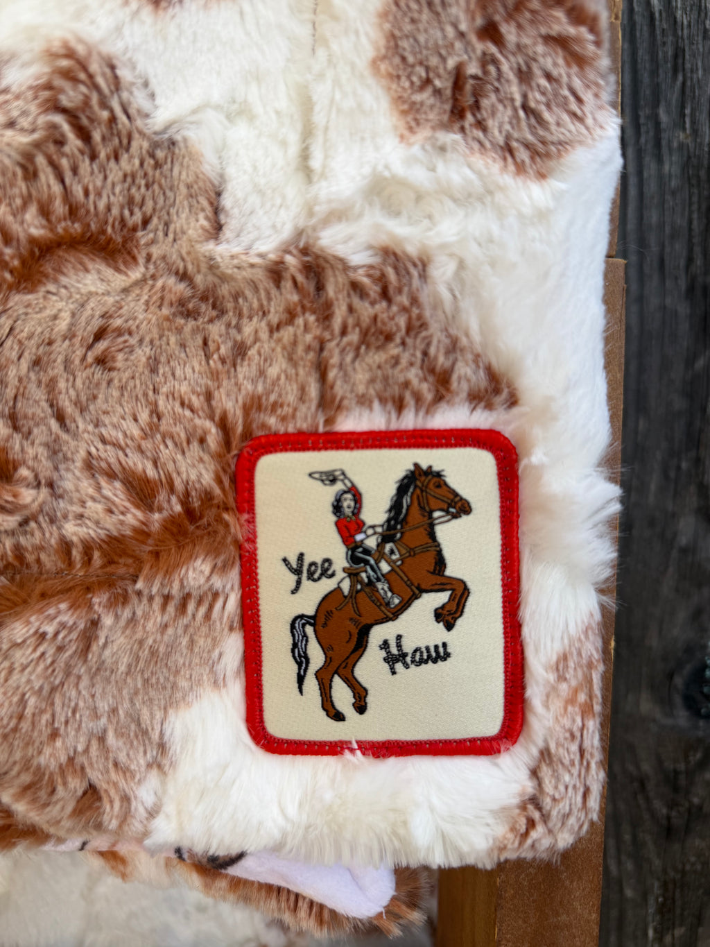 Cowhide Cowgirl Minky Lap Blanket 🤠