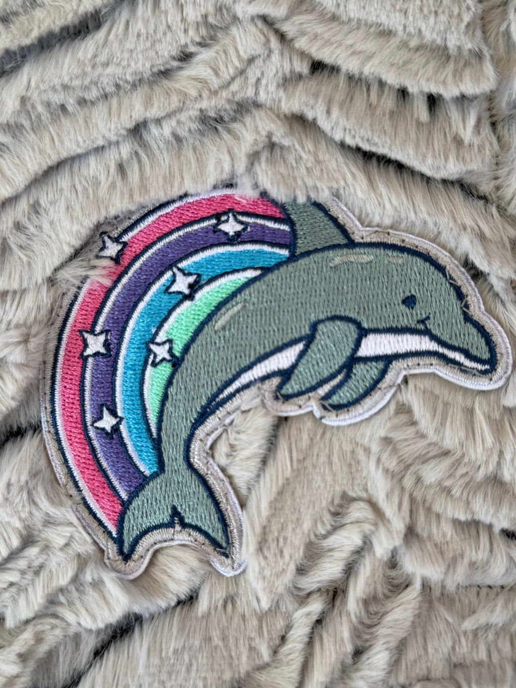 Dolphin Dreams Minky Baby Blanket