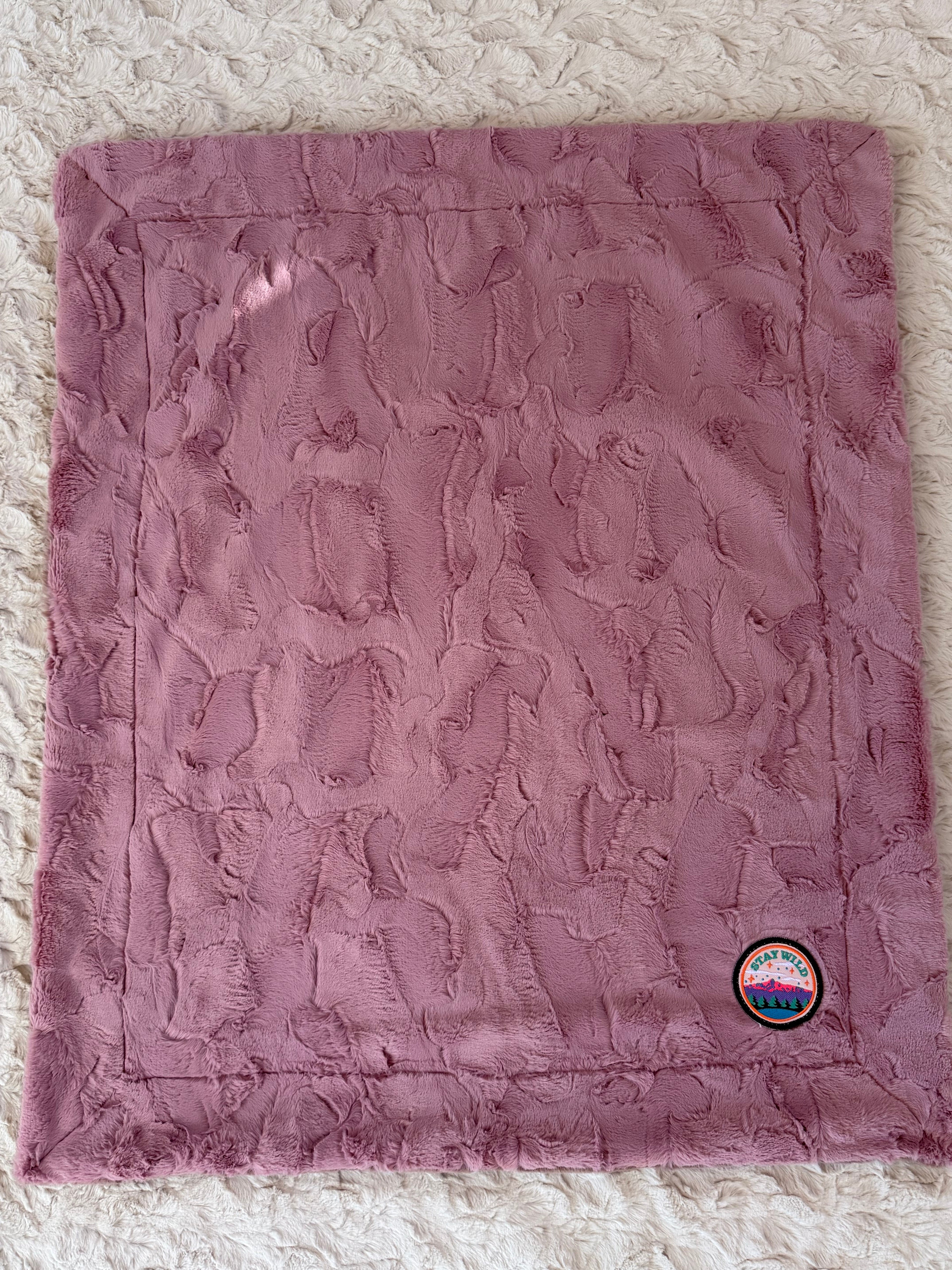 🌳 Stay Wild Minky Baby Blanket