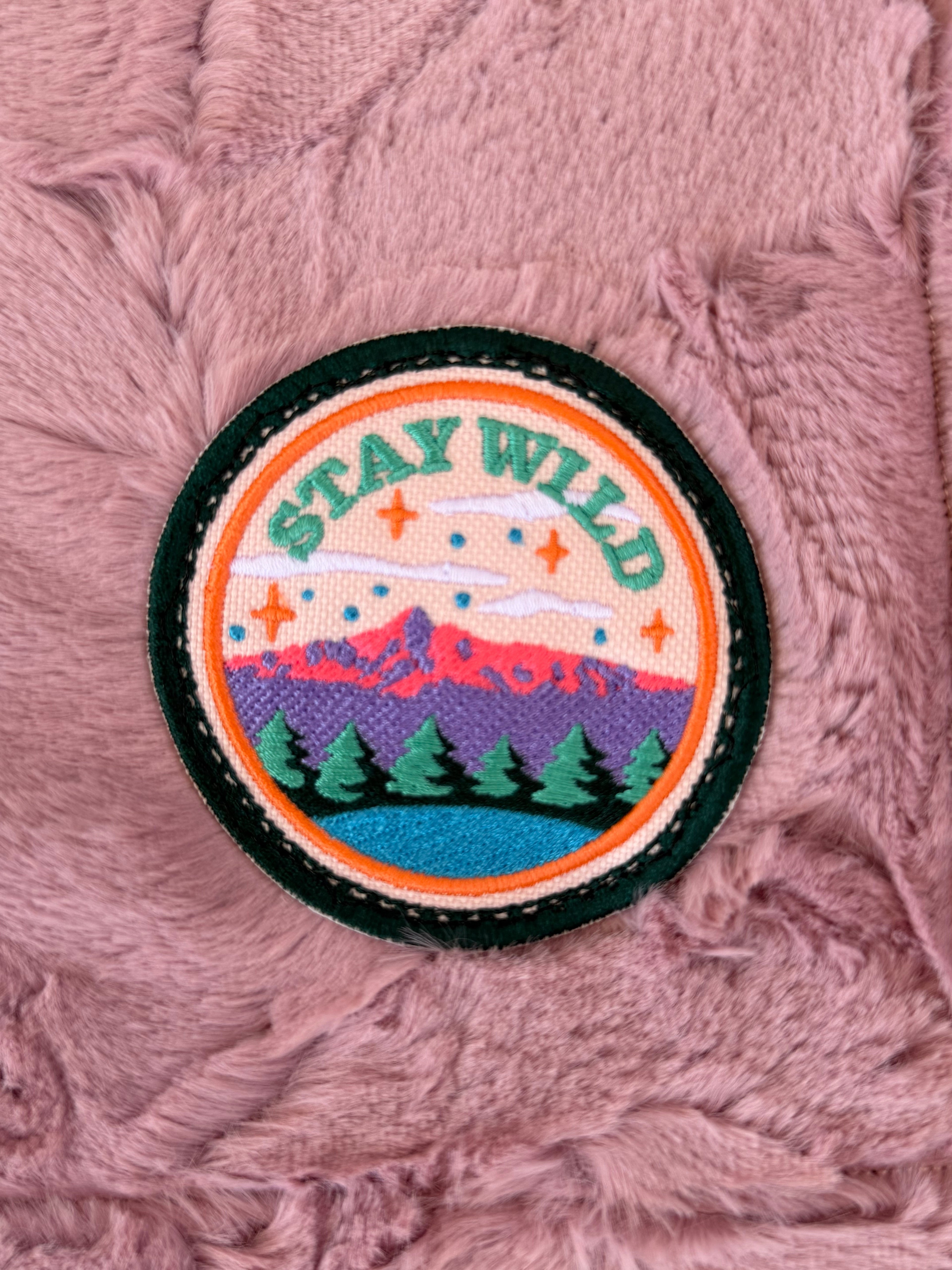 🌳 Stay Wild Minky Baby Blanket