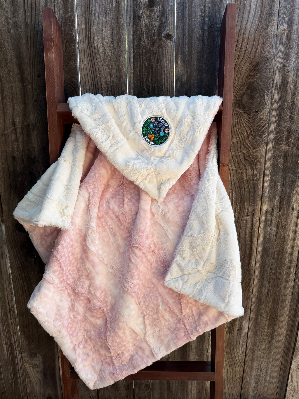 🌸 Flower Power Minky Baby Blanket