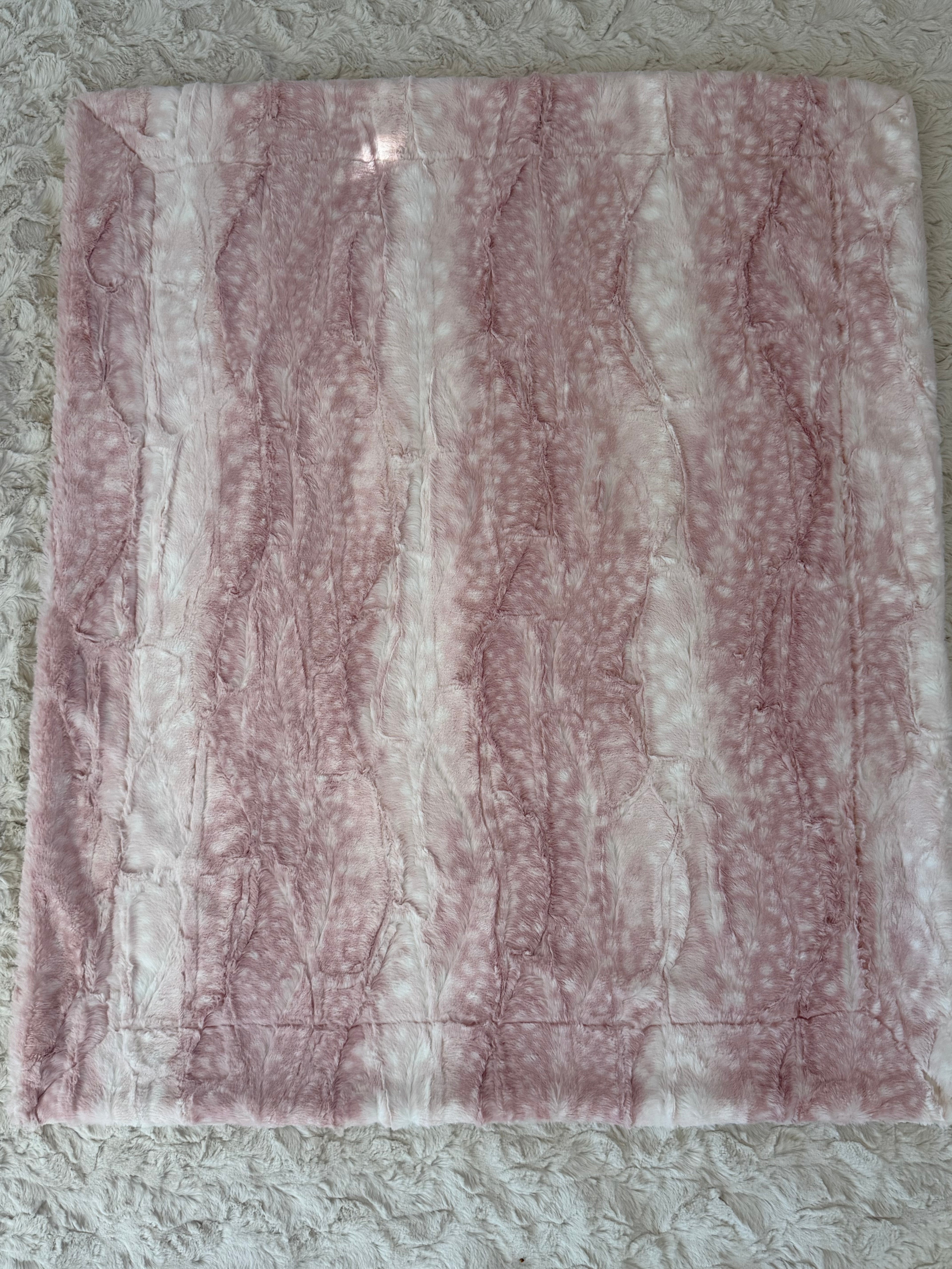 🌸 Flower Power Minky Baby Blanket