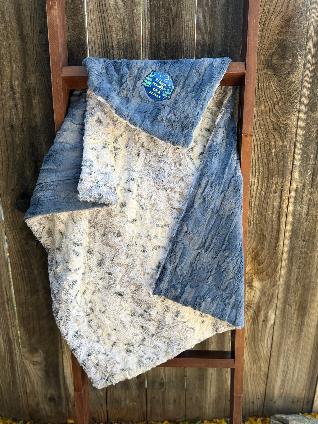 🌙 Sleep Under the Stars Minky Baby Blanket