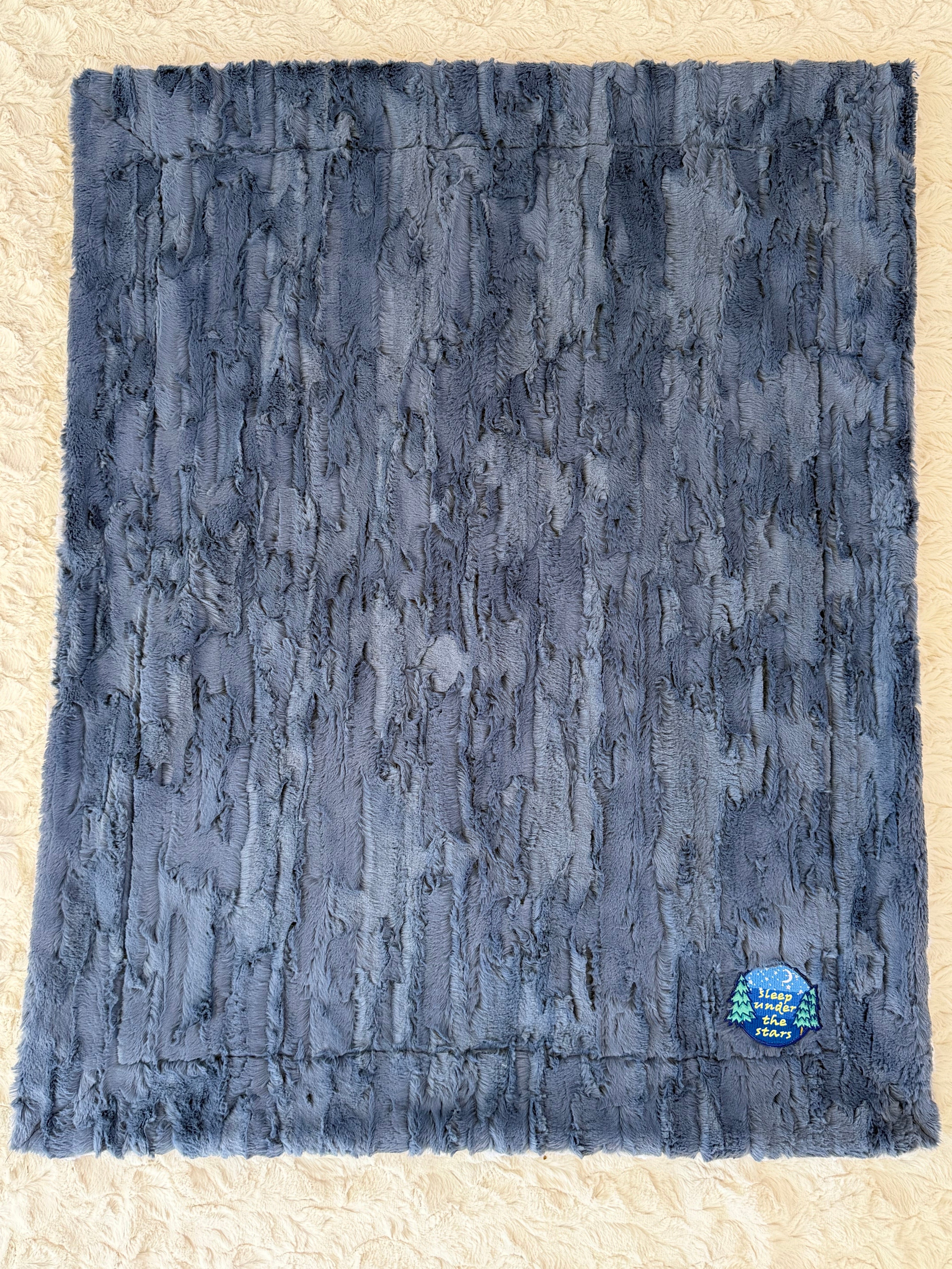 🌙 Sleep Under the Stars Minky Baby Blanket