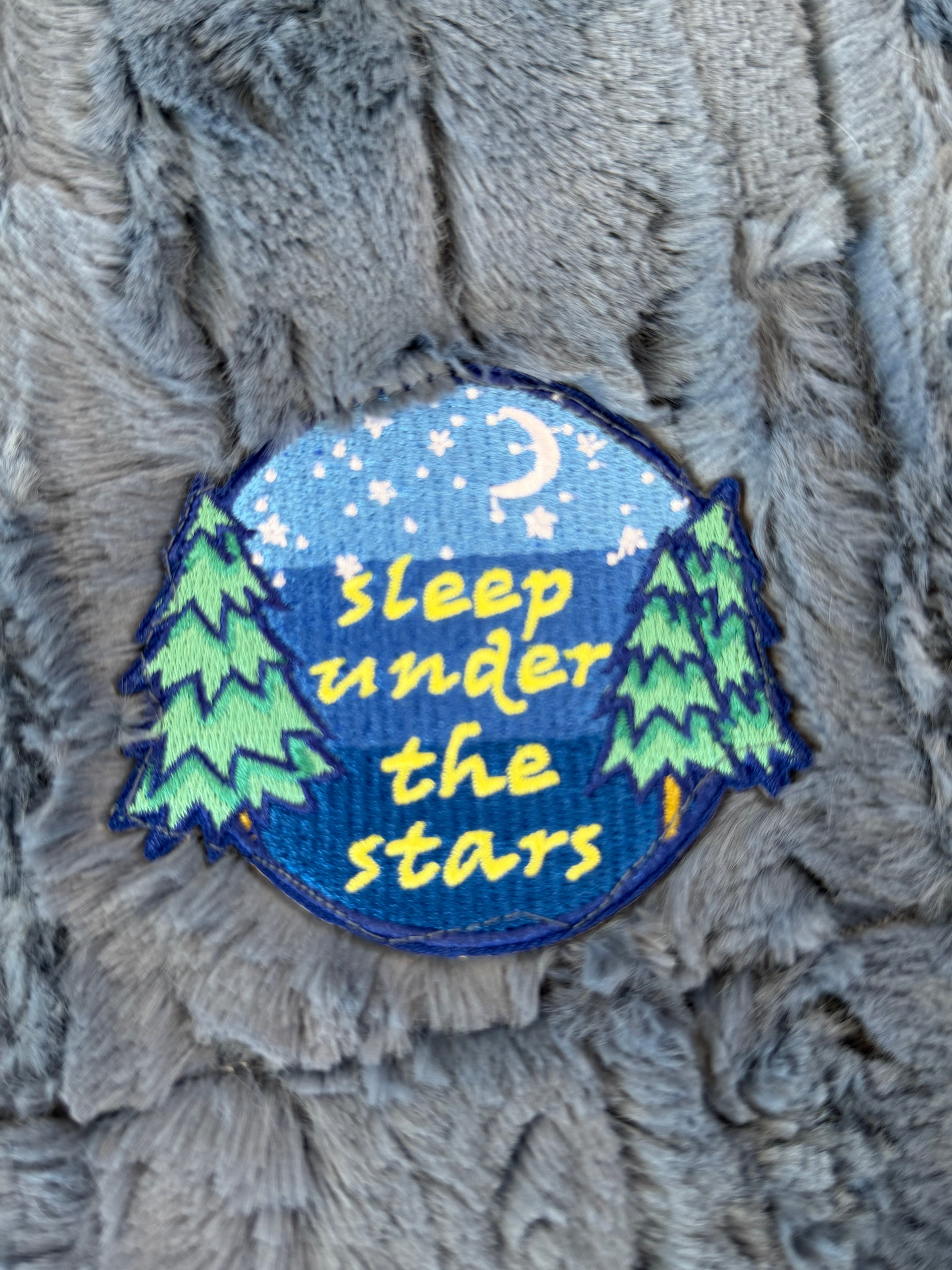 🌙 Sleep Under the Stars Minky Baby Blanket