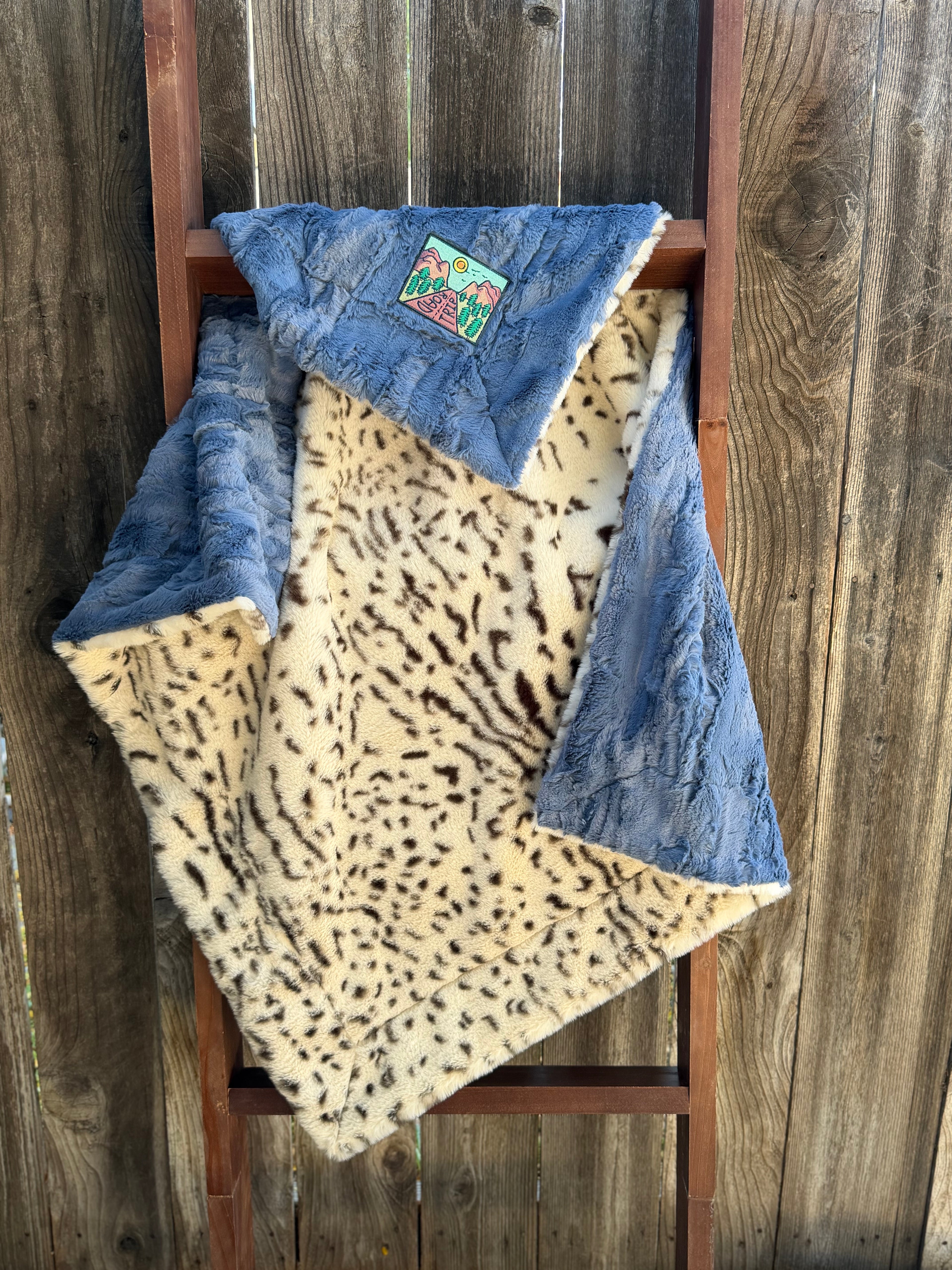 🌳 Road Trip Minky Baby Blanket