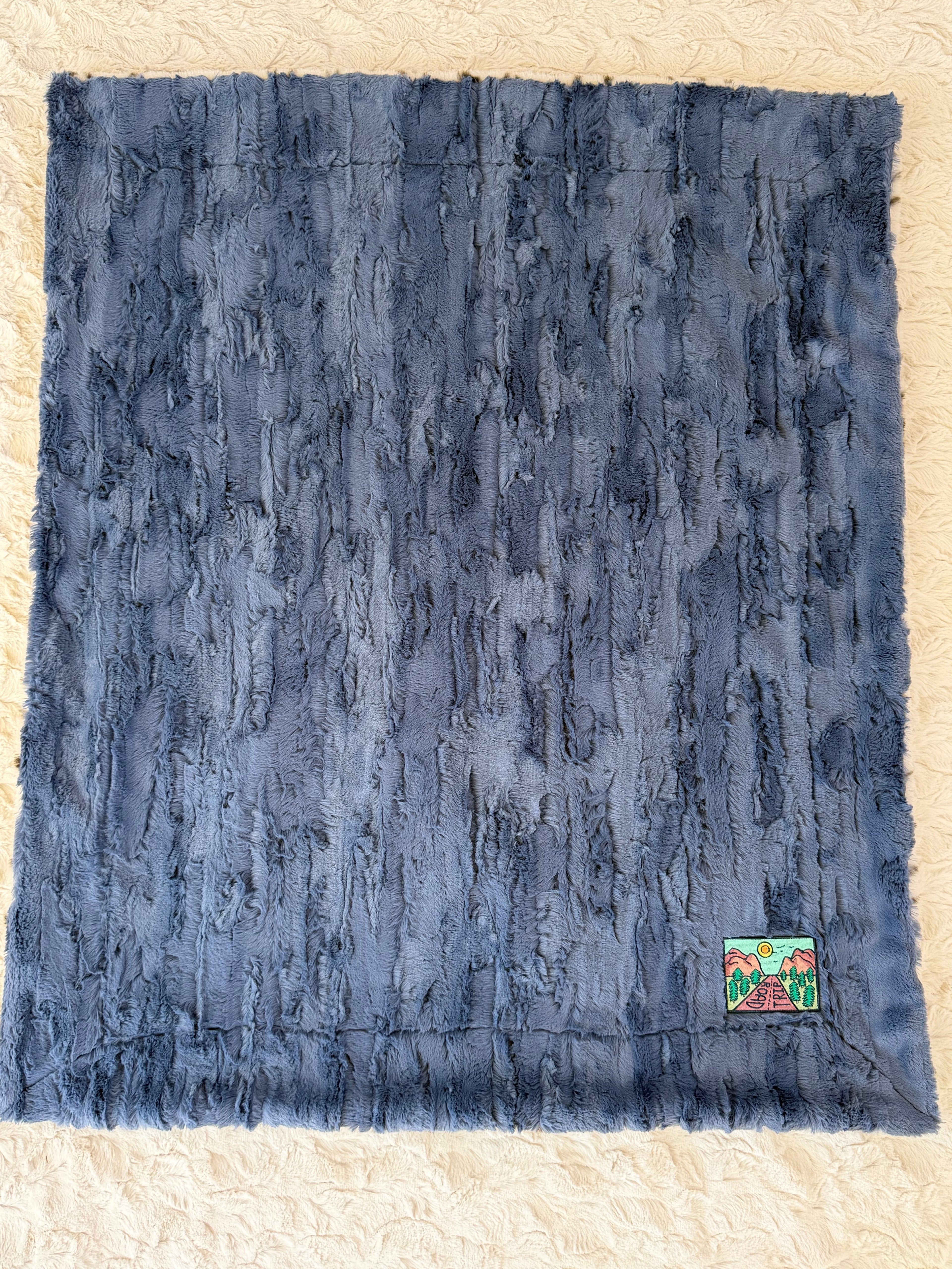🌳 Road Trip Minky Baby Blanket