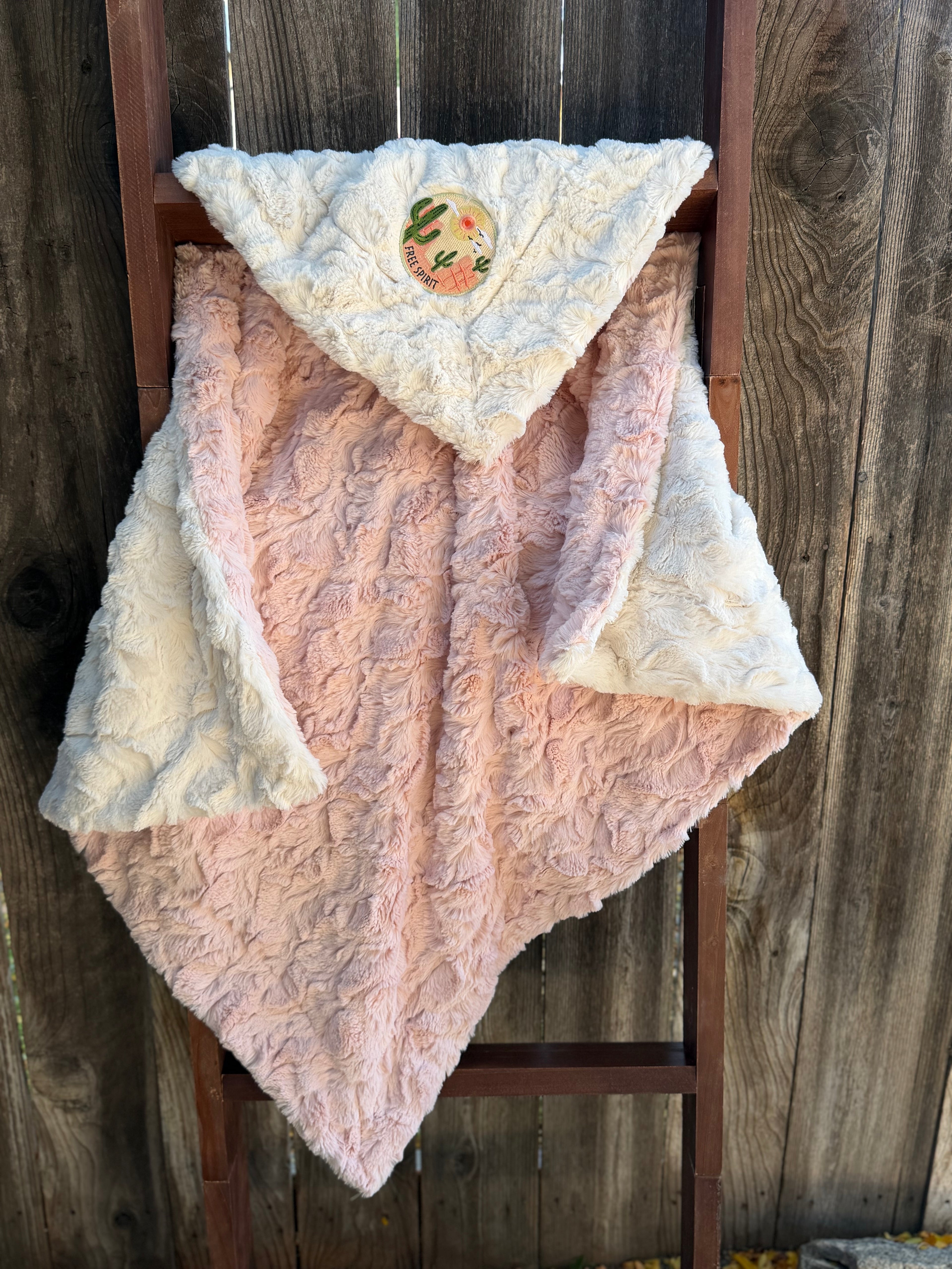 🌵 Free Spirit Minky Baby Blanket
