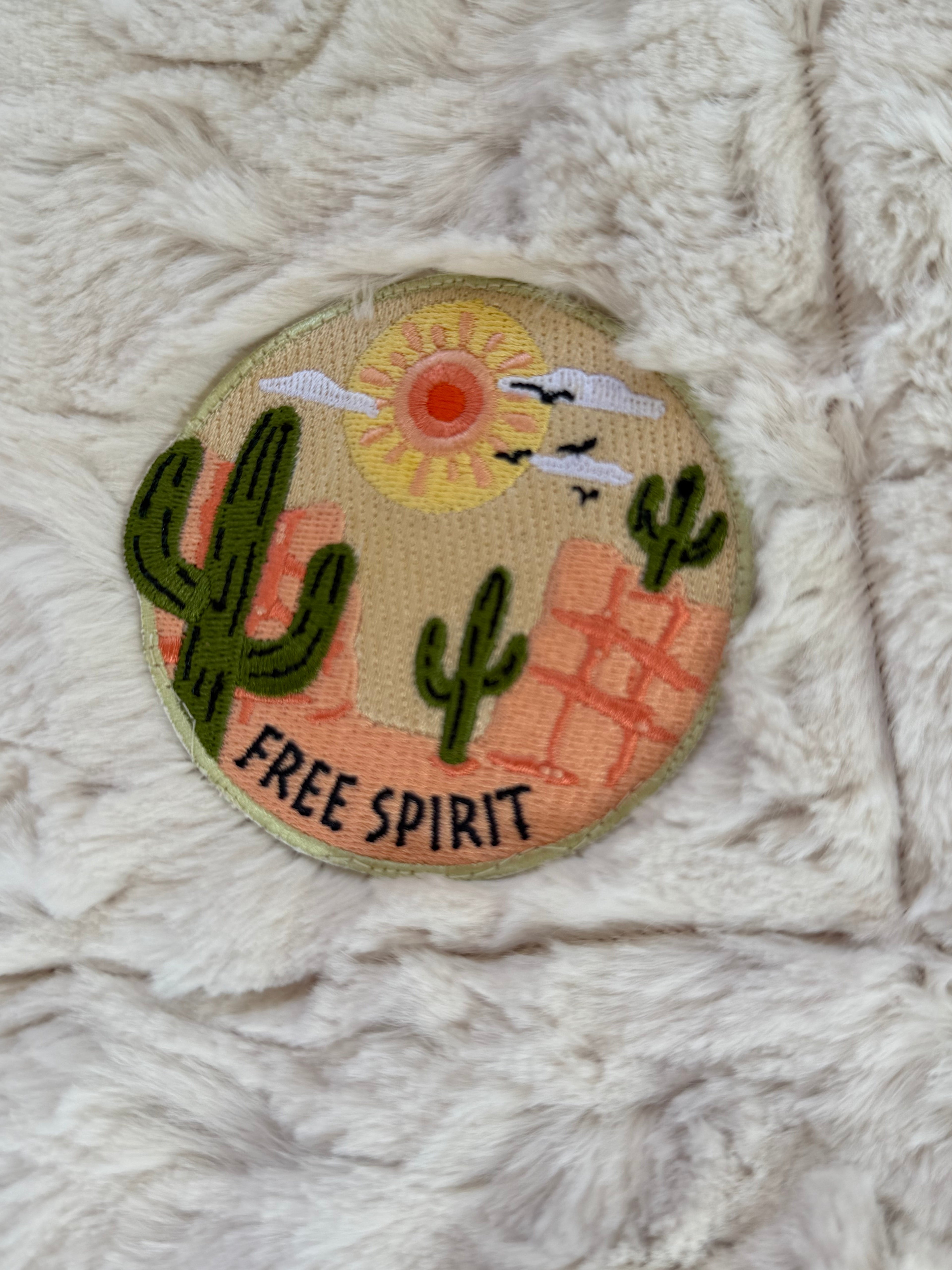 🌵 Free Spirit Minky Baby Blanket
