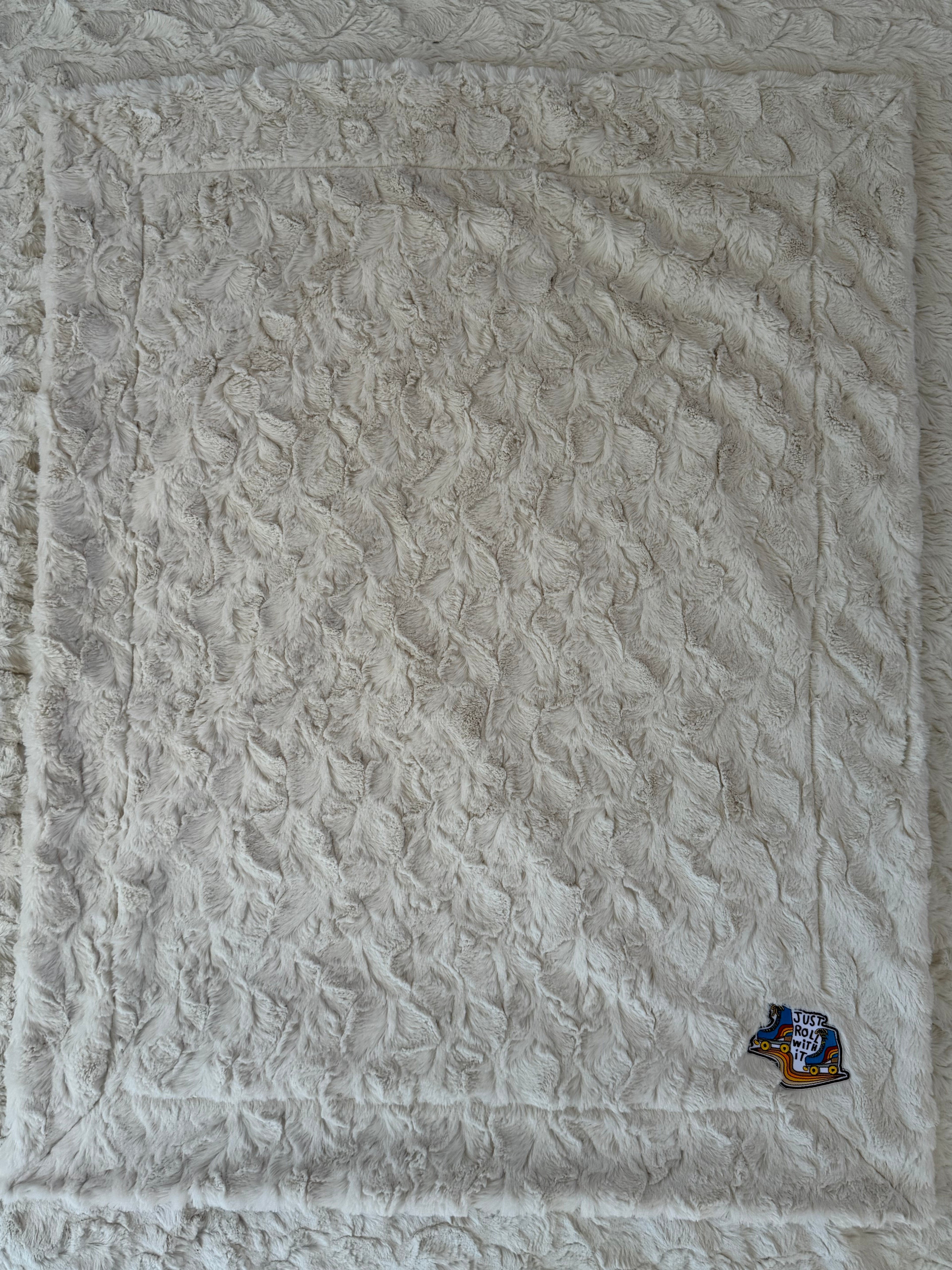 🌼 Just Roll With It Minky Baby Blanket