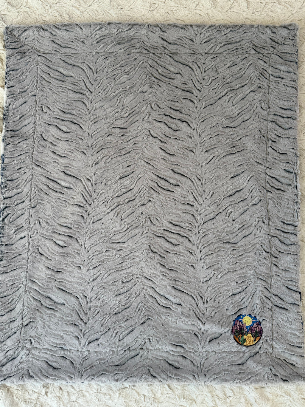 🌙 Get Lost Minky Baby Blanket