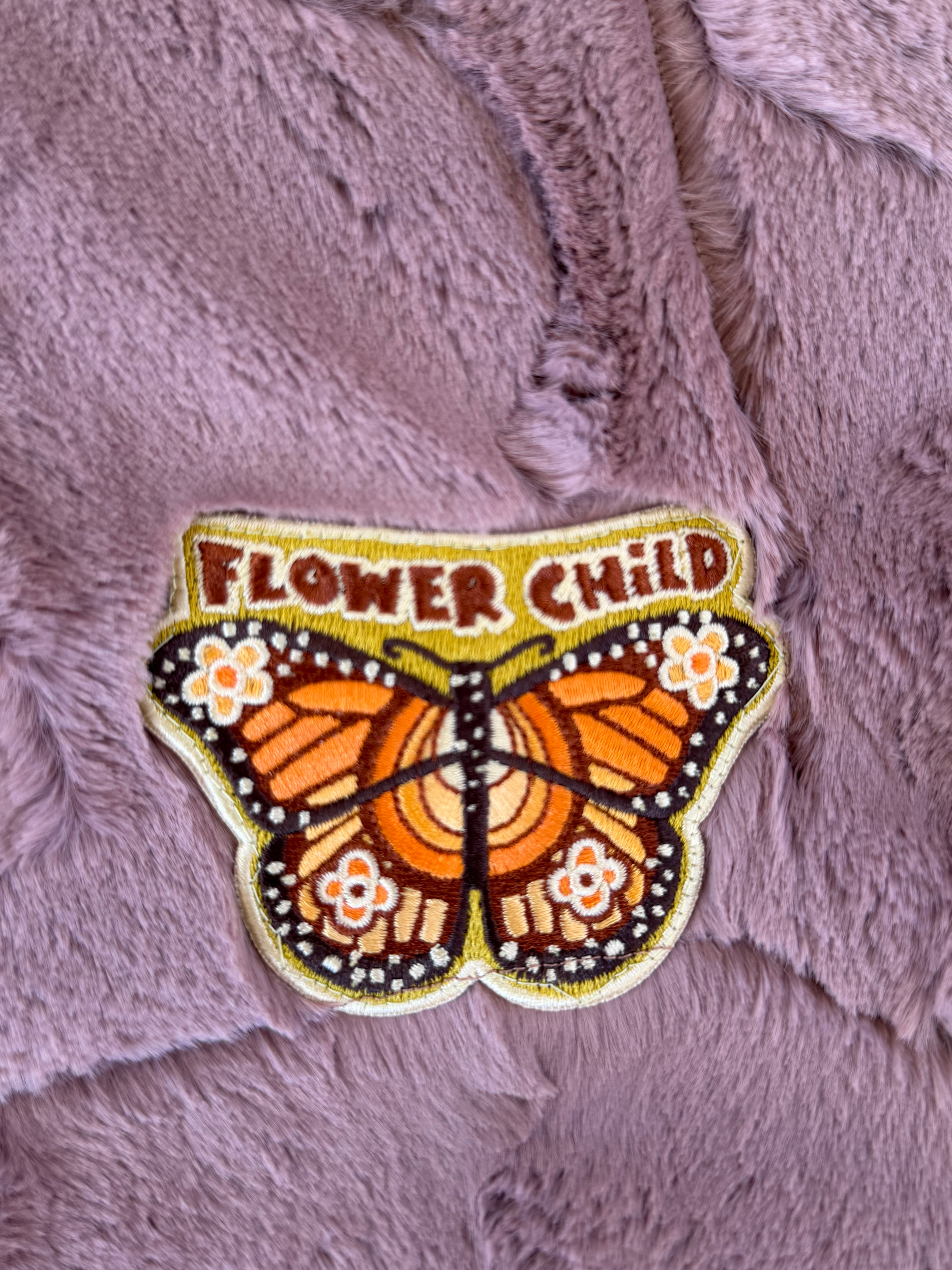 🦋 Flower Child Minky Baby Blanket