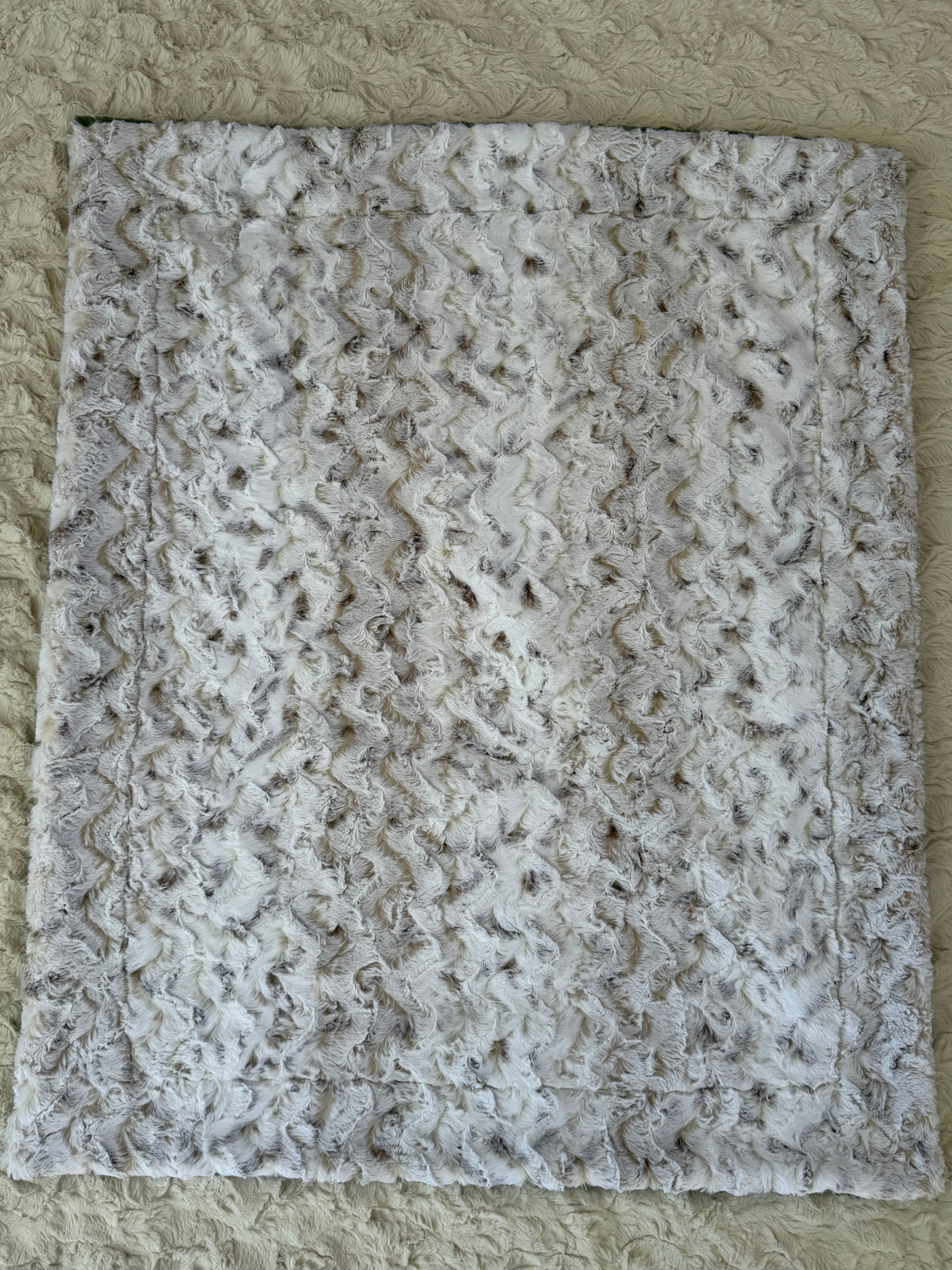 🐢 Rolling Turtle Minky Baby Blanket