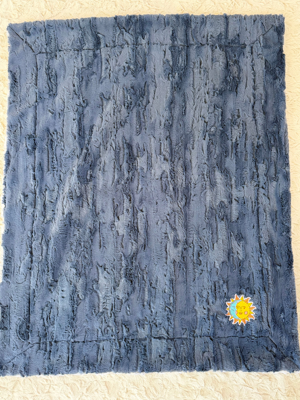 🌞🌙 Half Sun &amp; Moon Minky Baby Blanket