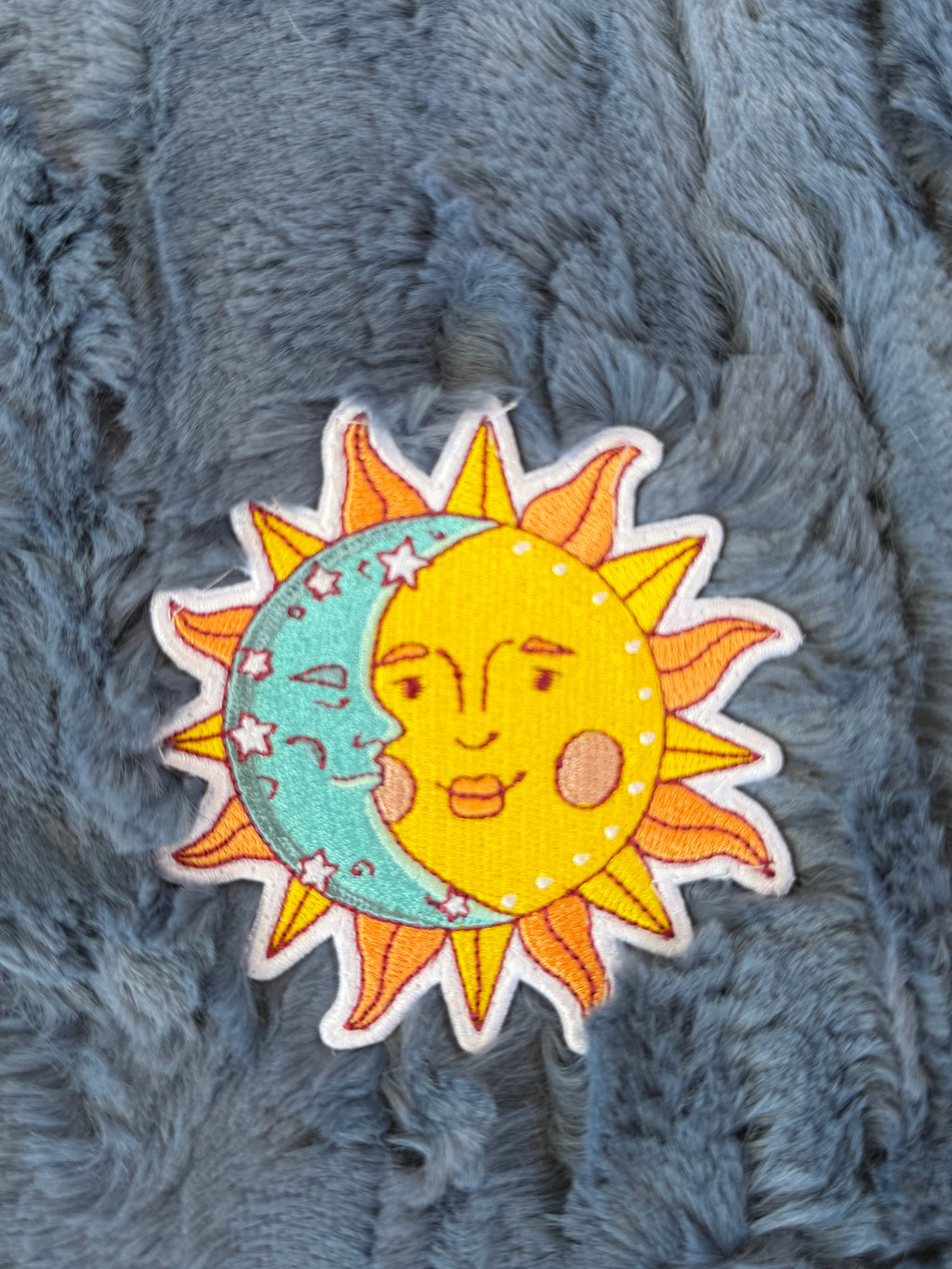 🌞🌙 Half Sun &amp; Moon Minky Baby Blanket