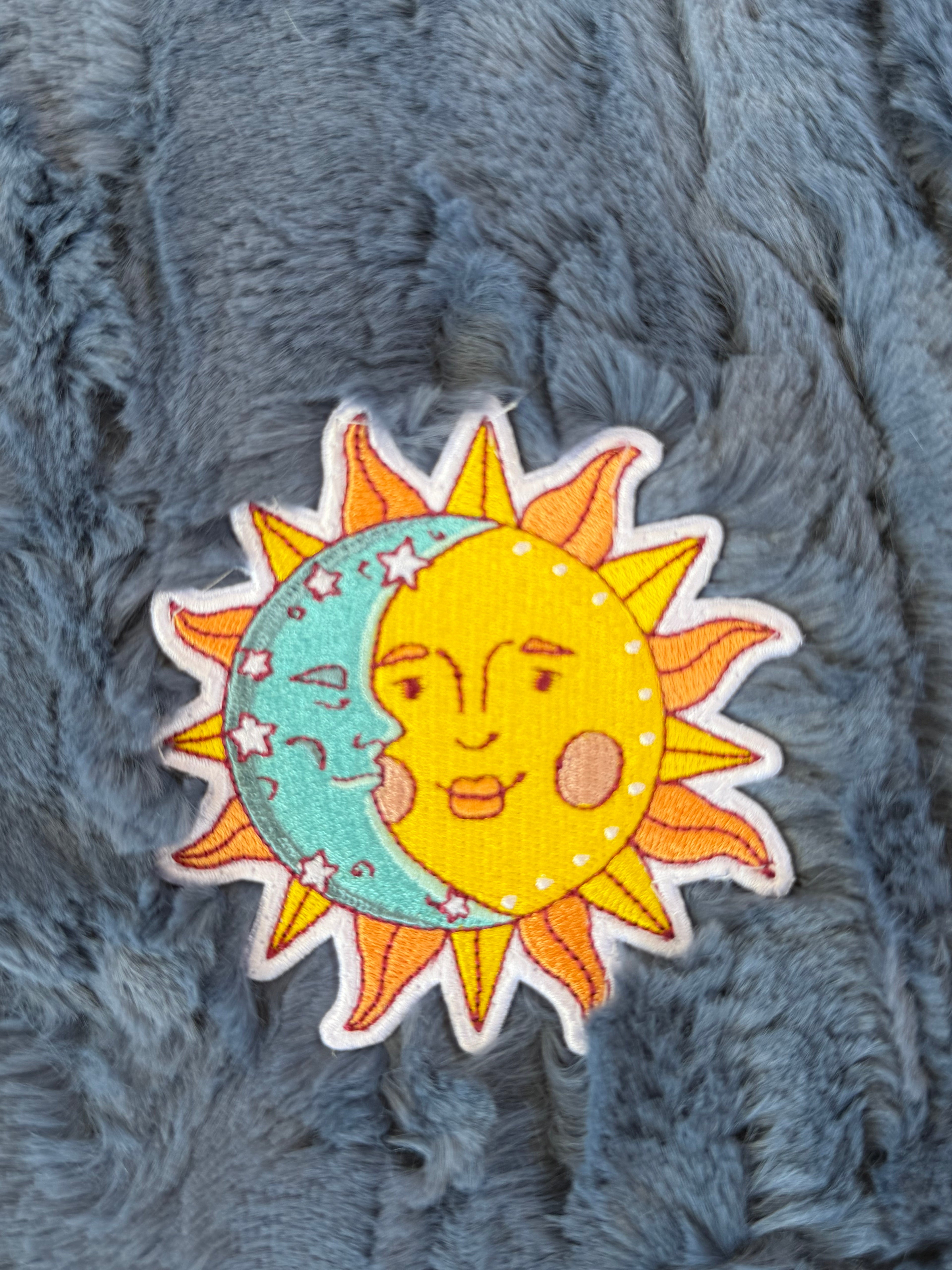 🌞🌙 Half Sun &amp; Moon Minky Baby Blanket