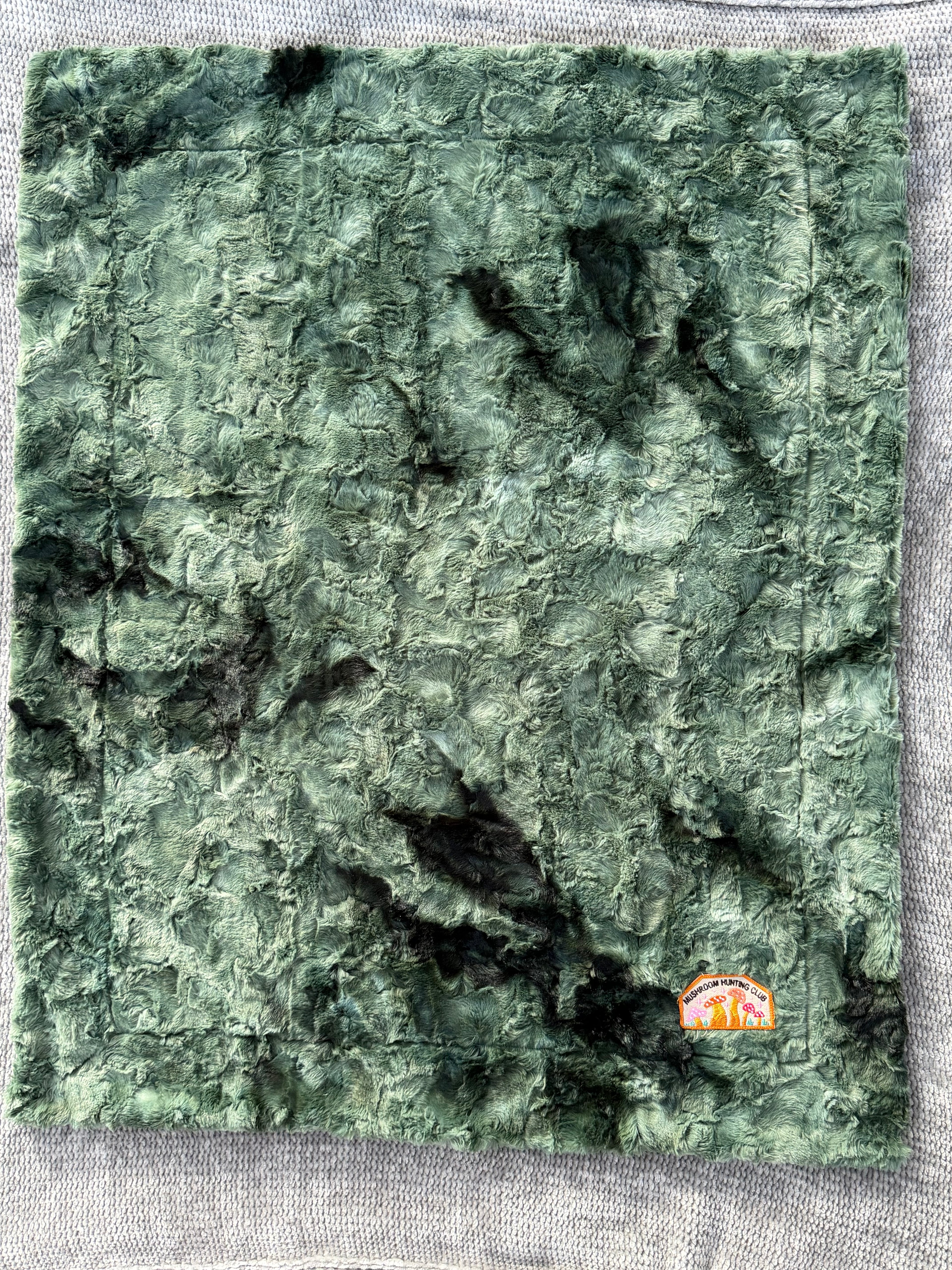 Mushroom Hunting Club Minky Baby Blanket 🍄✨