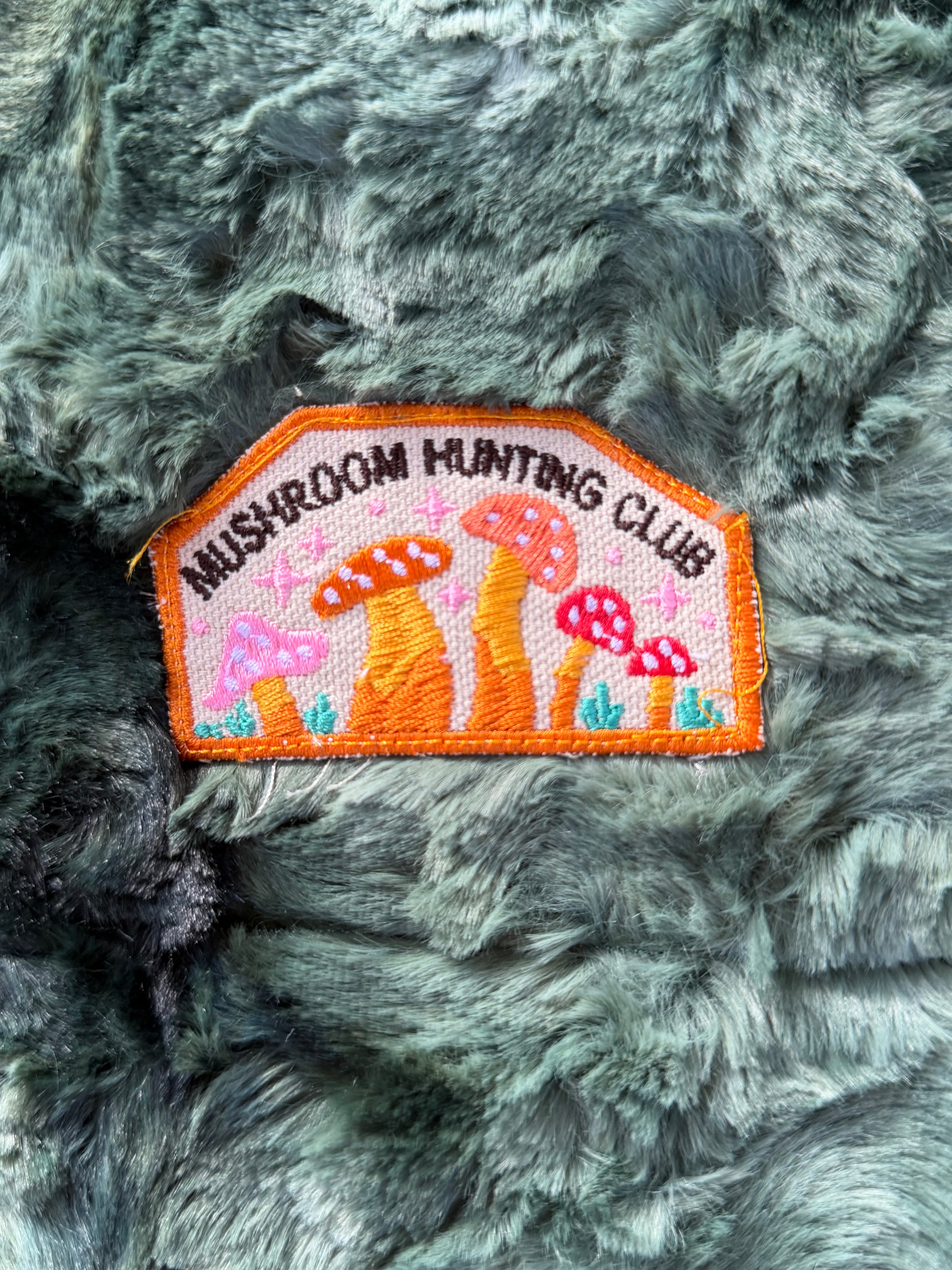 Mushroom Hunting Club Minky Baby Blanket 🍄✨