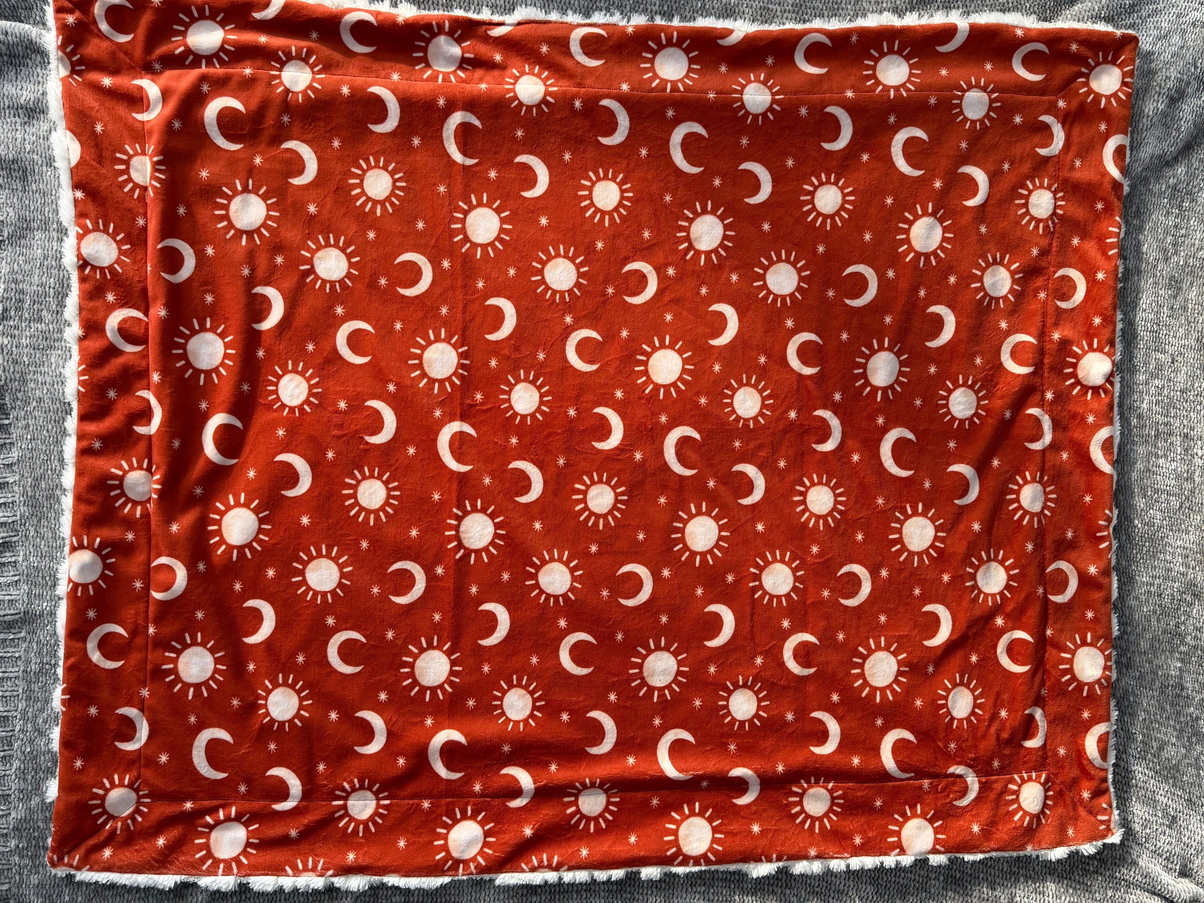 Free Spirit Sun & Moon Minky Blanket ☀️🌙