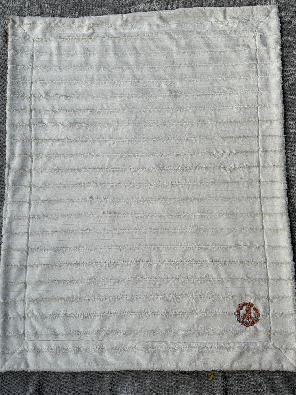 Groovy Daisy Minky Blanket (Toddler/Kid Size)