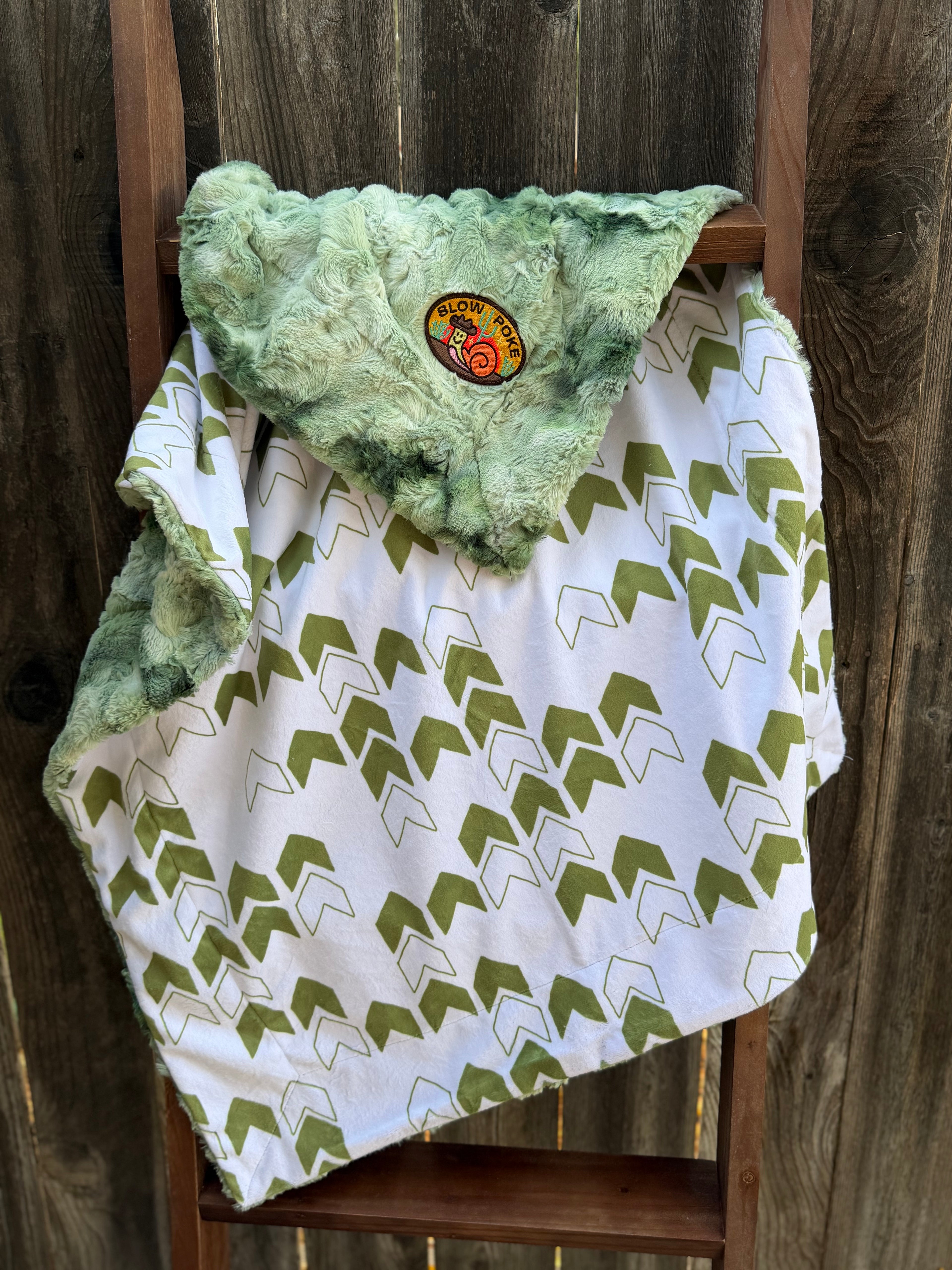 The Pokey Little Snail Minky Blanket 🐌