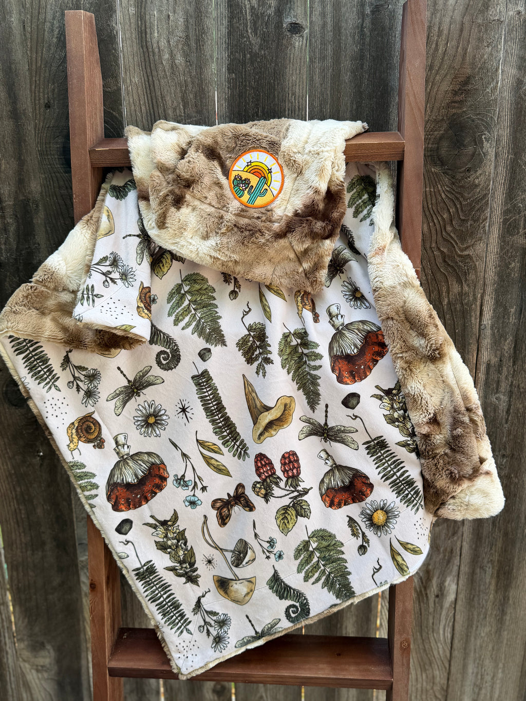 Desert Bloom Minky Baby Blanket 🌵🌞✨