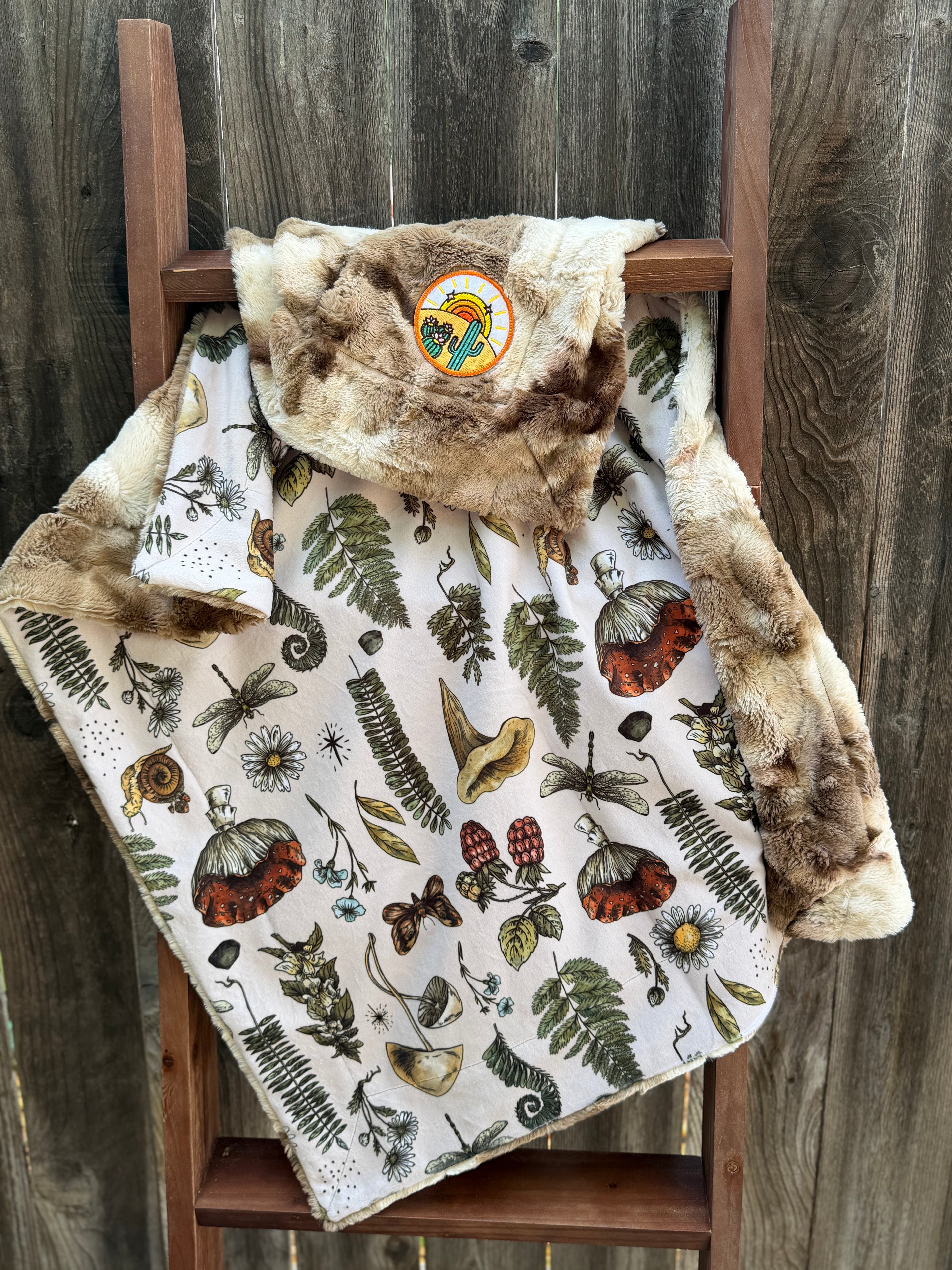 Desert Bloom Minky Baby Blanket 🌵🌞✨