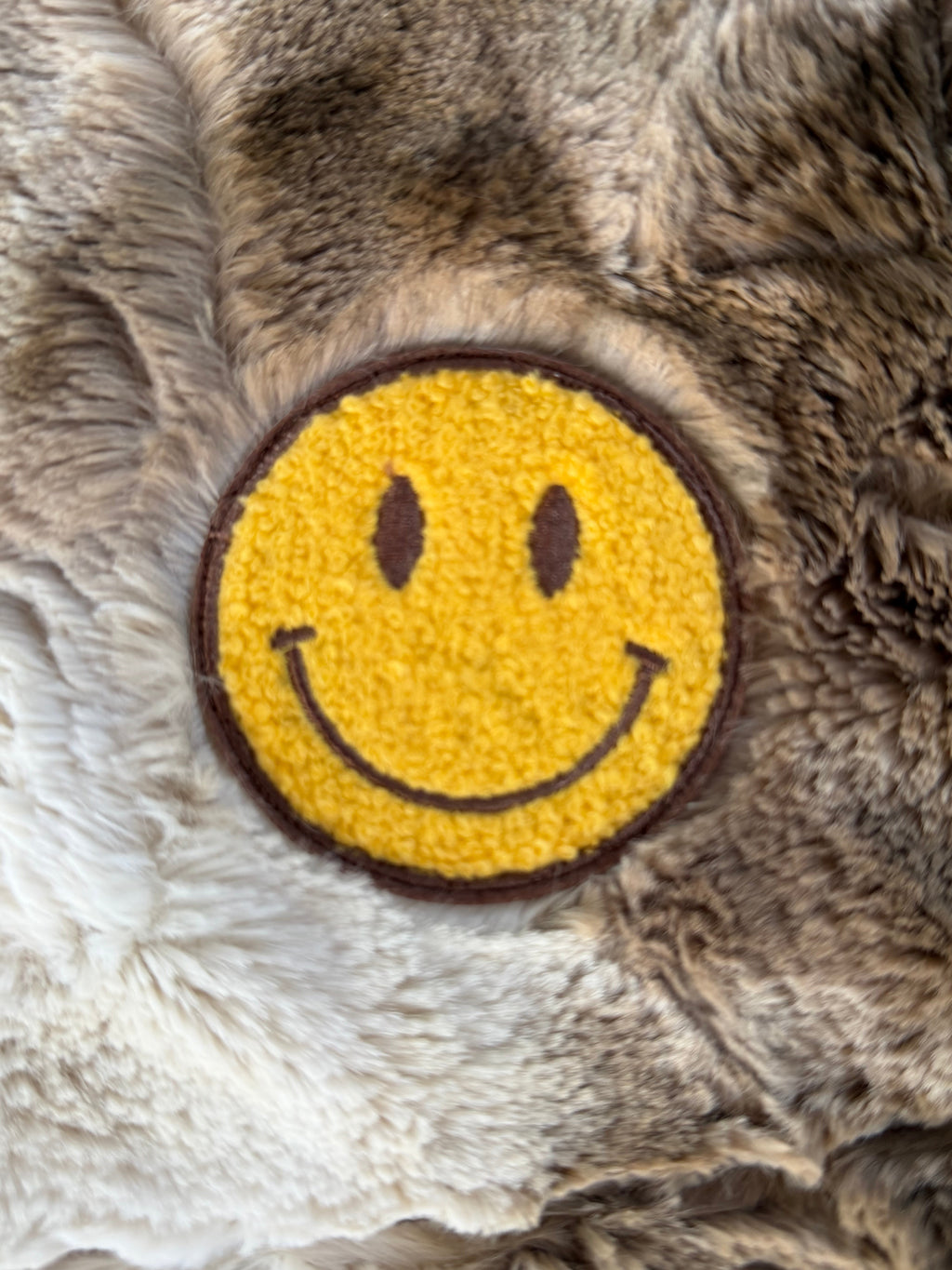 Boho Smiley Snuggle Blanket 🤎😊✨