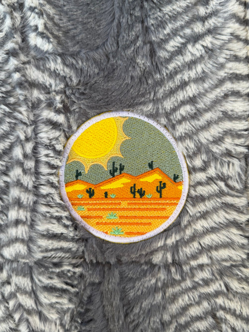 Adventure Arrows Minky Baby Blanket – Blue