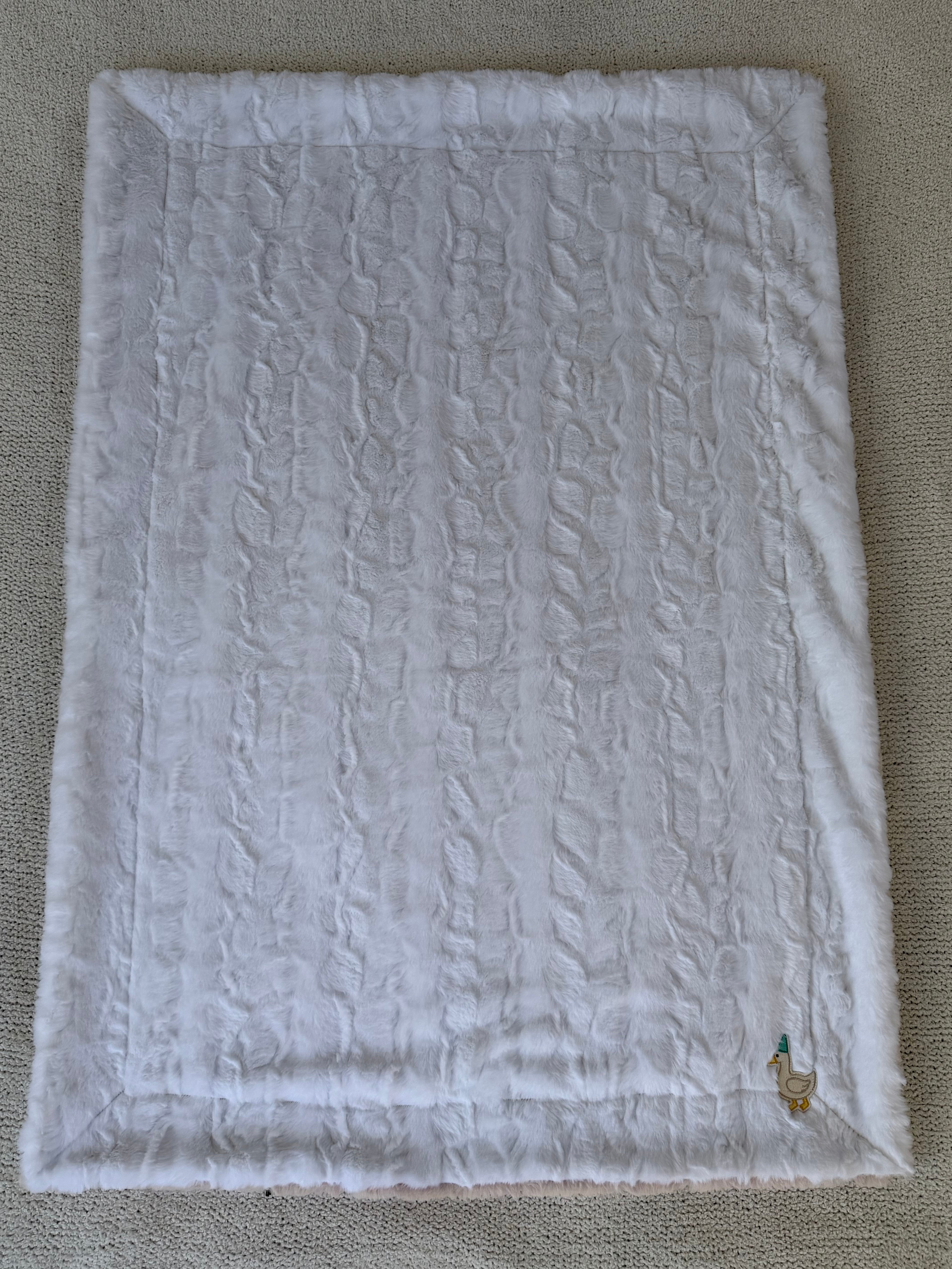 Silly Goose 🪿 Minky Baby Blanket