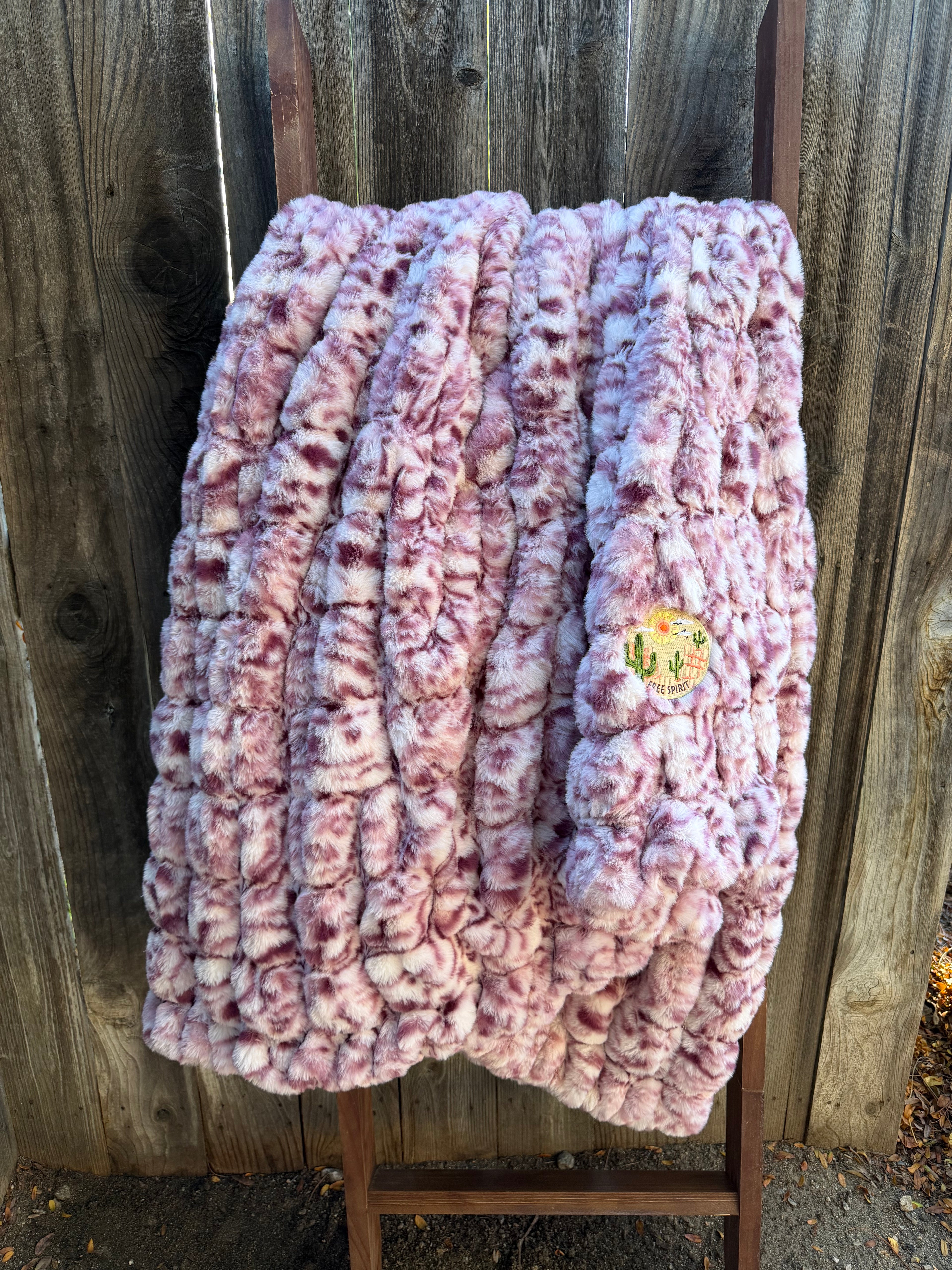 Free Spirit Minky Throw Blanket