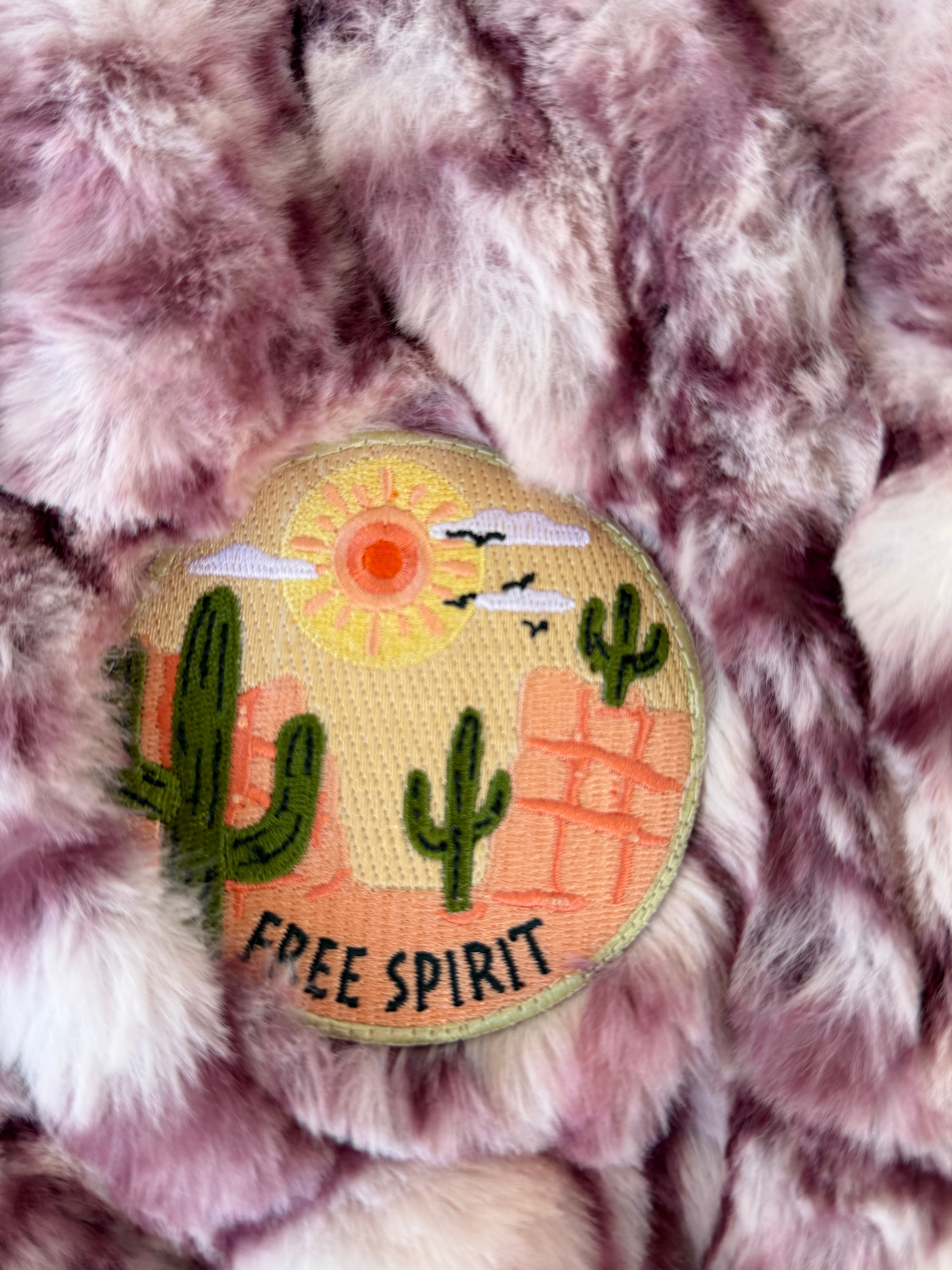 Free Spirit Minky Throw Blanket