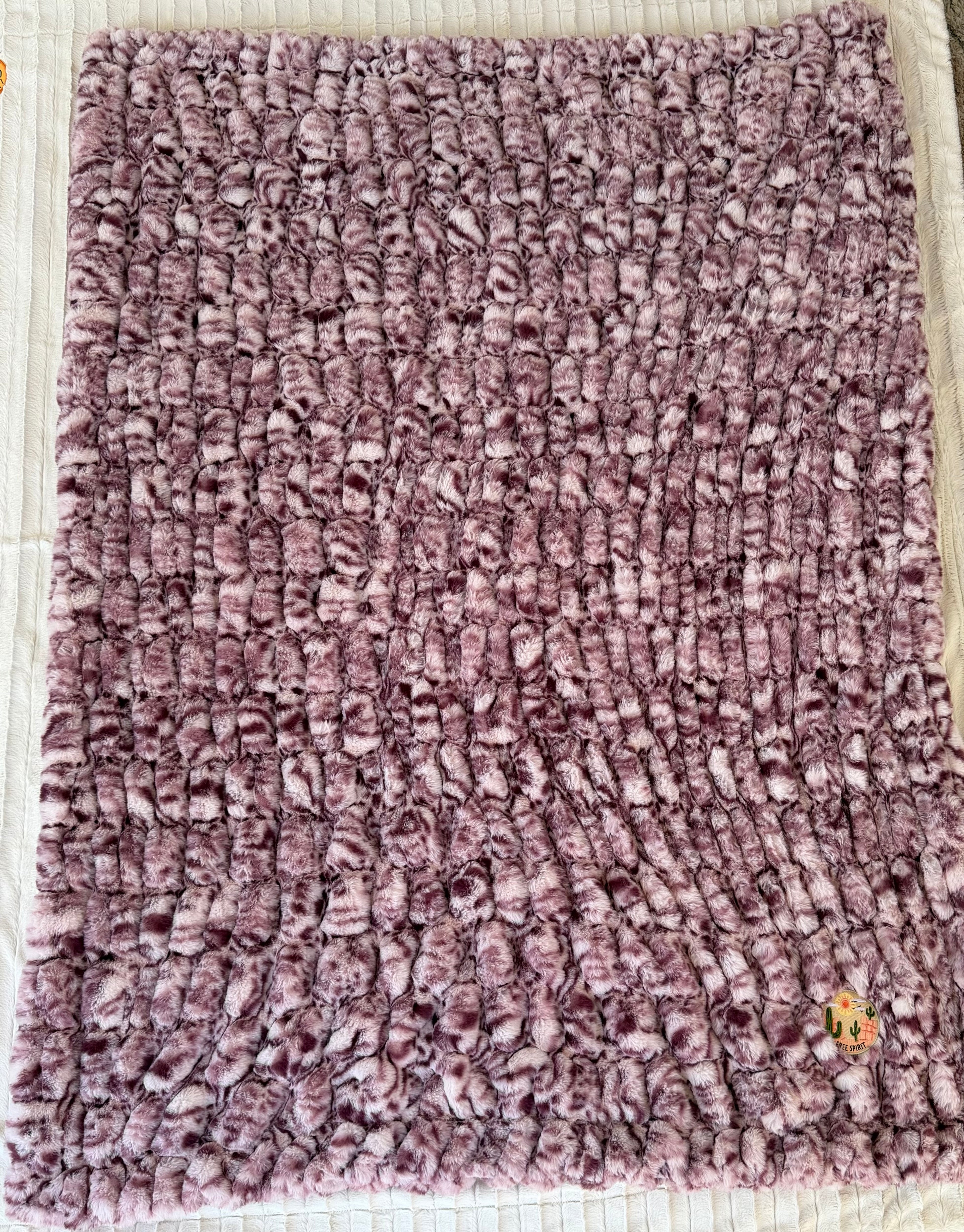 Free Spirit Minky Throw Blanket