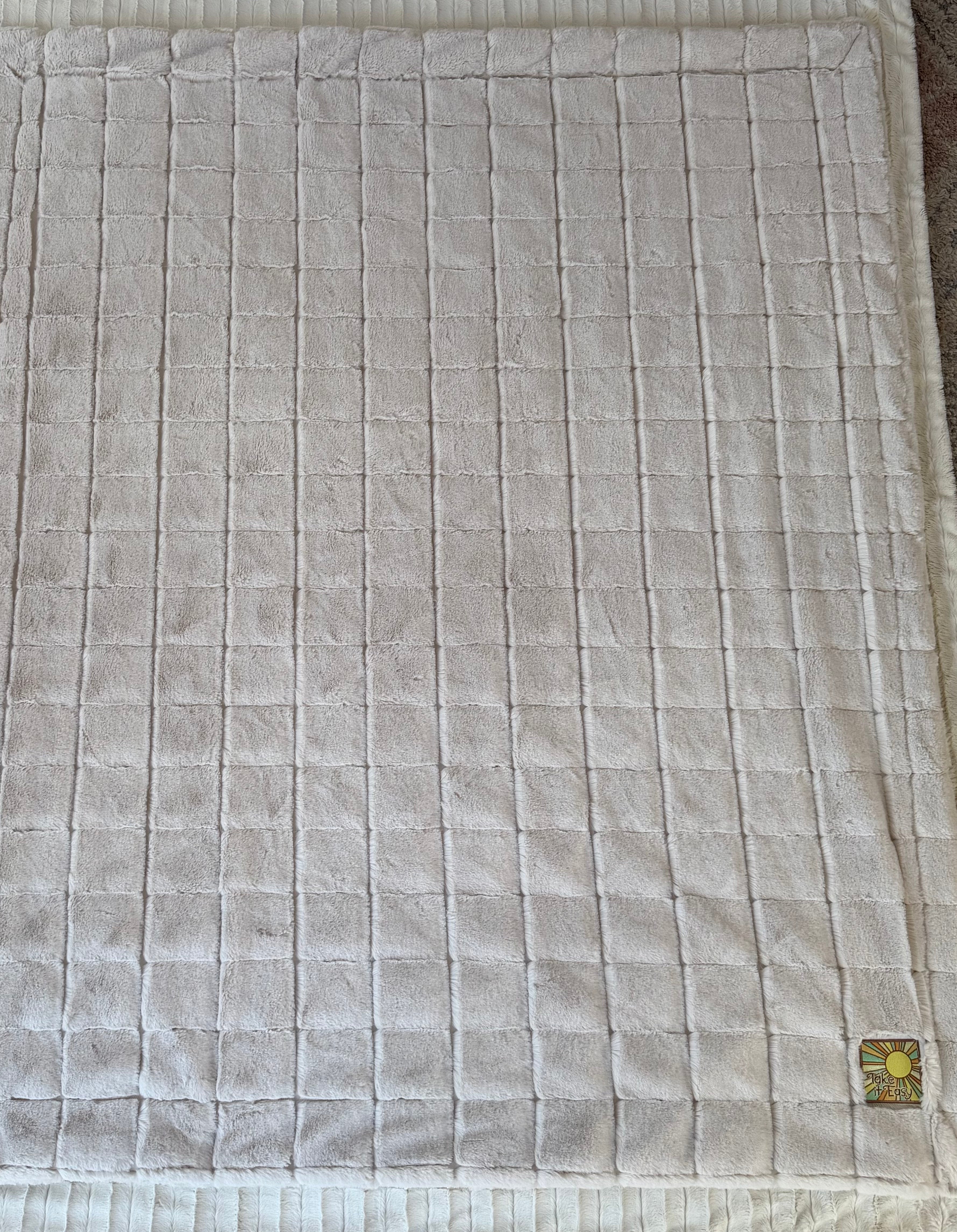 Take It Easy Minky Throw Blanket