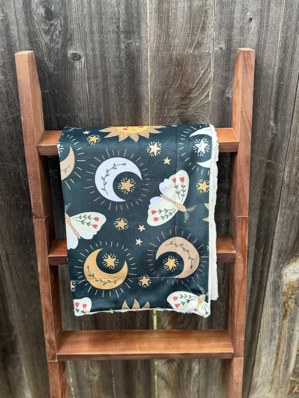 Celestial Dreamer Minky Blanket 🌙✨ (Baby Size)