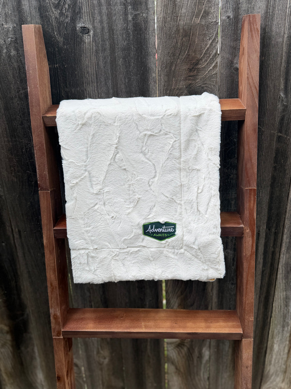 Adventure Awaits Minky Blanket 🌲✨ (Baby Size)