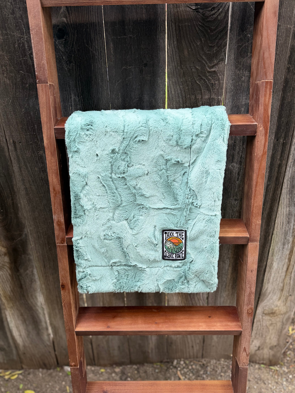 Take the Scenic Route Minky Blanket 🌄🌲 (Baby Size)