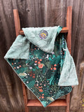 Live in Wonder Minky Blanket 🍄🌙 (Baby Size)