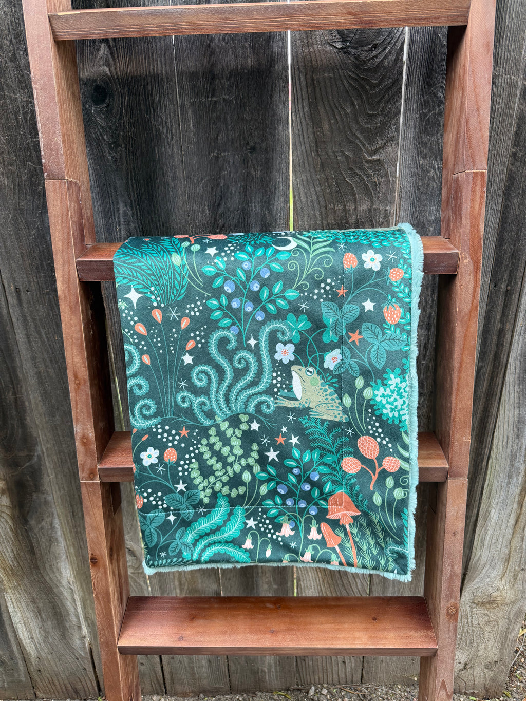 Live in Wonder Minky Blanket 🍄🌙 (Baby Size)
